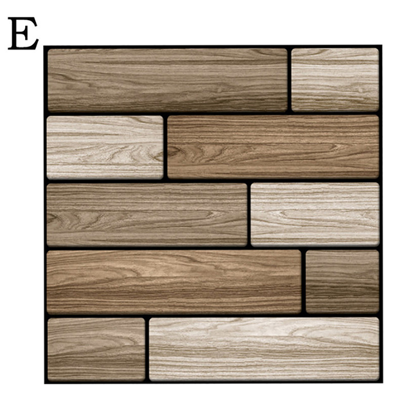 3D Brick Pattern Sticker PVC Waterproof Self-adhesive Wallpaper Wall Paper Panel Decals for Home Kitchen Room Decor - Style E
3D Brick Pattern Sticker PVC Waterproof Self-adhesive Wallpaper Wall Paper Panel Decals for Home Kitchen Room Decor - Style E