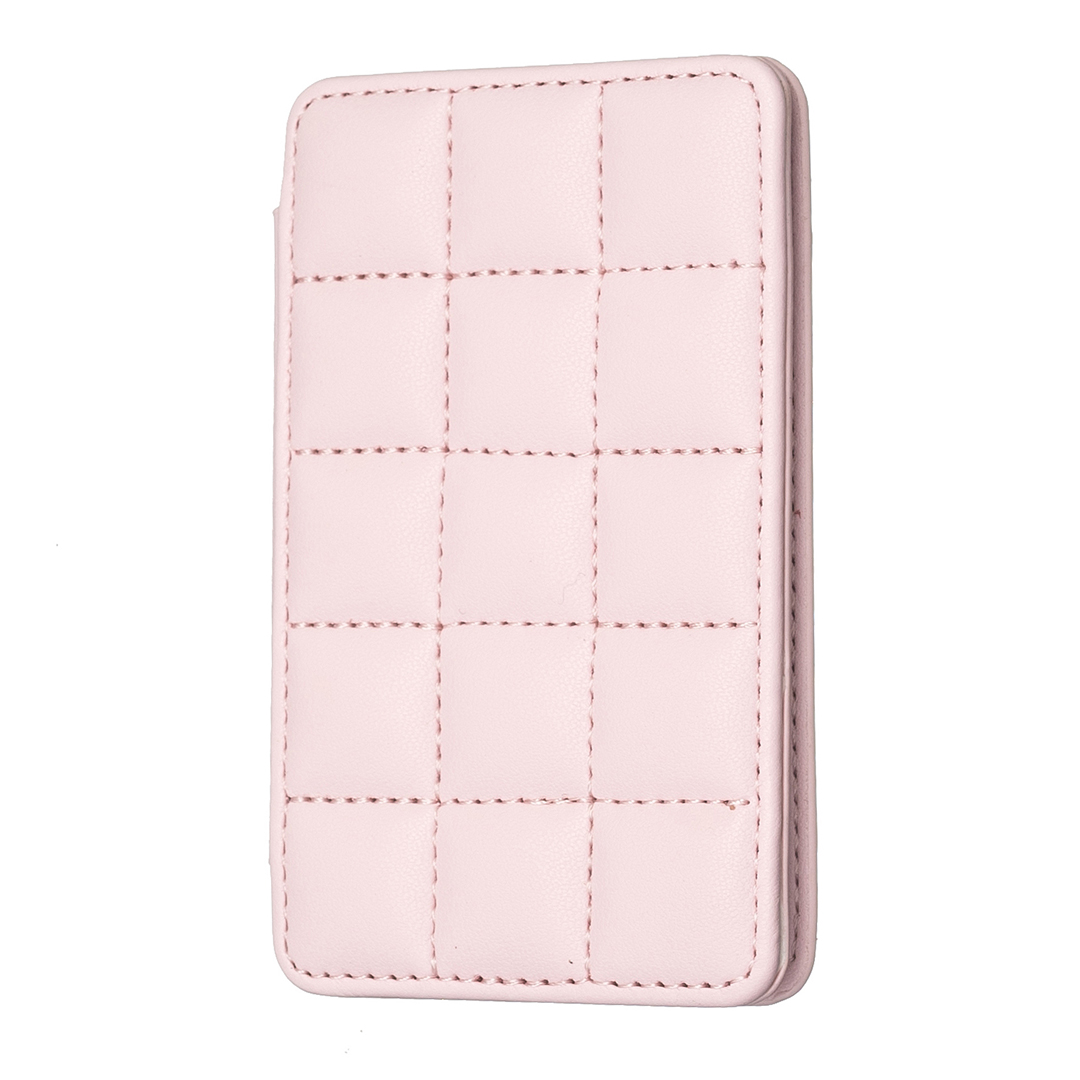 BFK01 3D Grid Design Phone Back Card Halter Selbstklebender PU Lederkartenbeutel - Rosa, Universal
BFK01 3D Grid Design Phone Back Card Halter Selbstklebender PU Lederkartenbeutel - Rosa, Universal