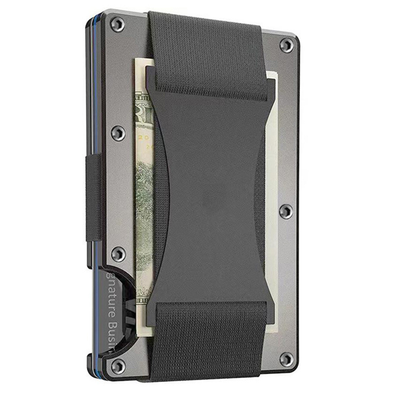 Metallkartenhalter Minimalist Slim Clip Wallet Pocket Cash Credit Credit Inhaber - Grau
Metallkartenhalter Minimalist Slim Clip Wallet Pocket Cash Credit Credit Inhaber - Grau