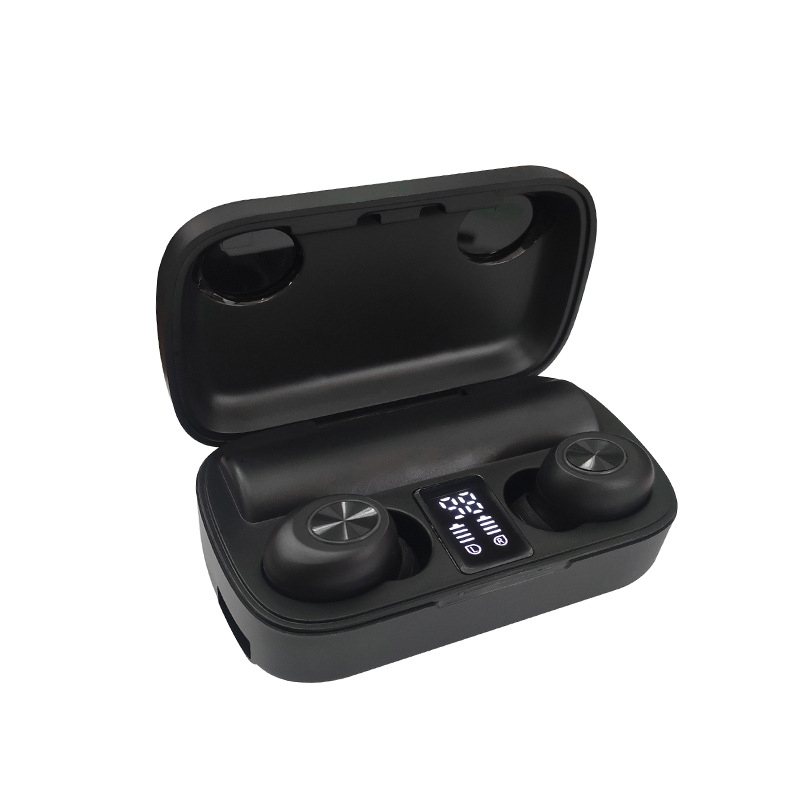 TWS Bluetooth 5.0 Стереосистема Силовой Цифровой Дисплей Беспроводные Наушники Bluetooth-гарнитуры Bluetooth - Чернить, iPhone 12 mini
TWS Bluetooth 5.0 Стереосистема Силовой Цифровой Дисплей Беспроводные Наушники Bluetooth-гарнитуры Bluetooth - Чернить, iPhone 12 mini