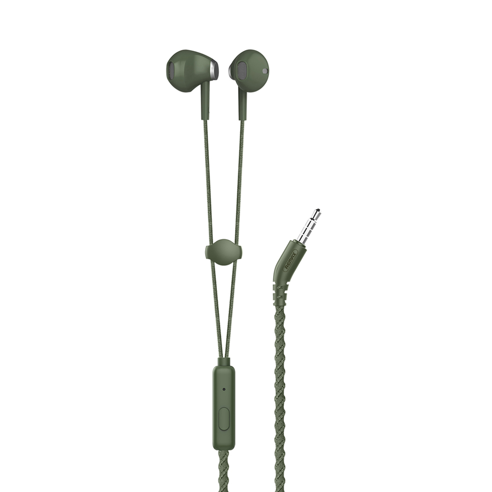REMAX 330 3.5mm Braided Pattern Wired Headphone with Microphone for iPhone iPad Samsung - Green, iPhone 12 mini
REMAX 330 3.5mm Braided Pattern Wired Headphone with Microphone for iPhone iPad Samsung - Green, iPhone 12 mini