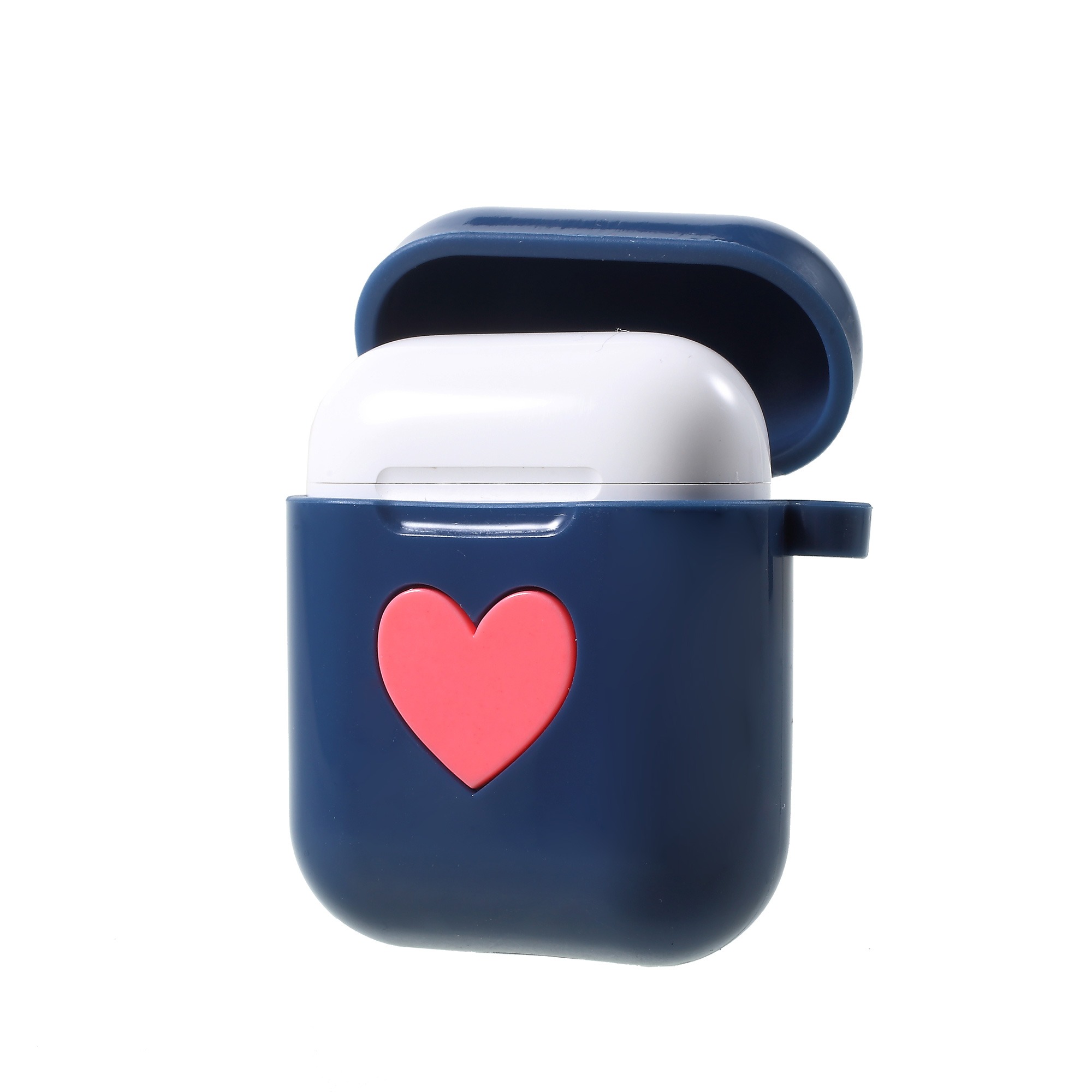 Heart Pattern Silicone AirPods Protective Cover Case with Carabiner for Apple AirPods with Charging Case (2016) - Blue, Apple AirPods with Charging Case (2016)
Heart Pattern Silicone AirPods Protective Cover Case with Carabiner for Apple AirPods with Charging Case (2016) - Blue, Apple AirPods with Charging Case (2016)