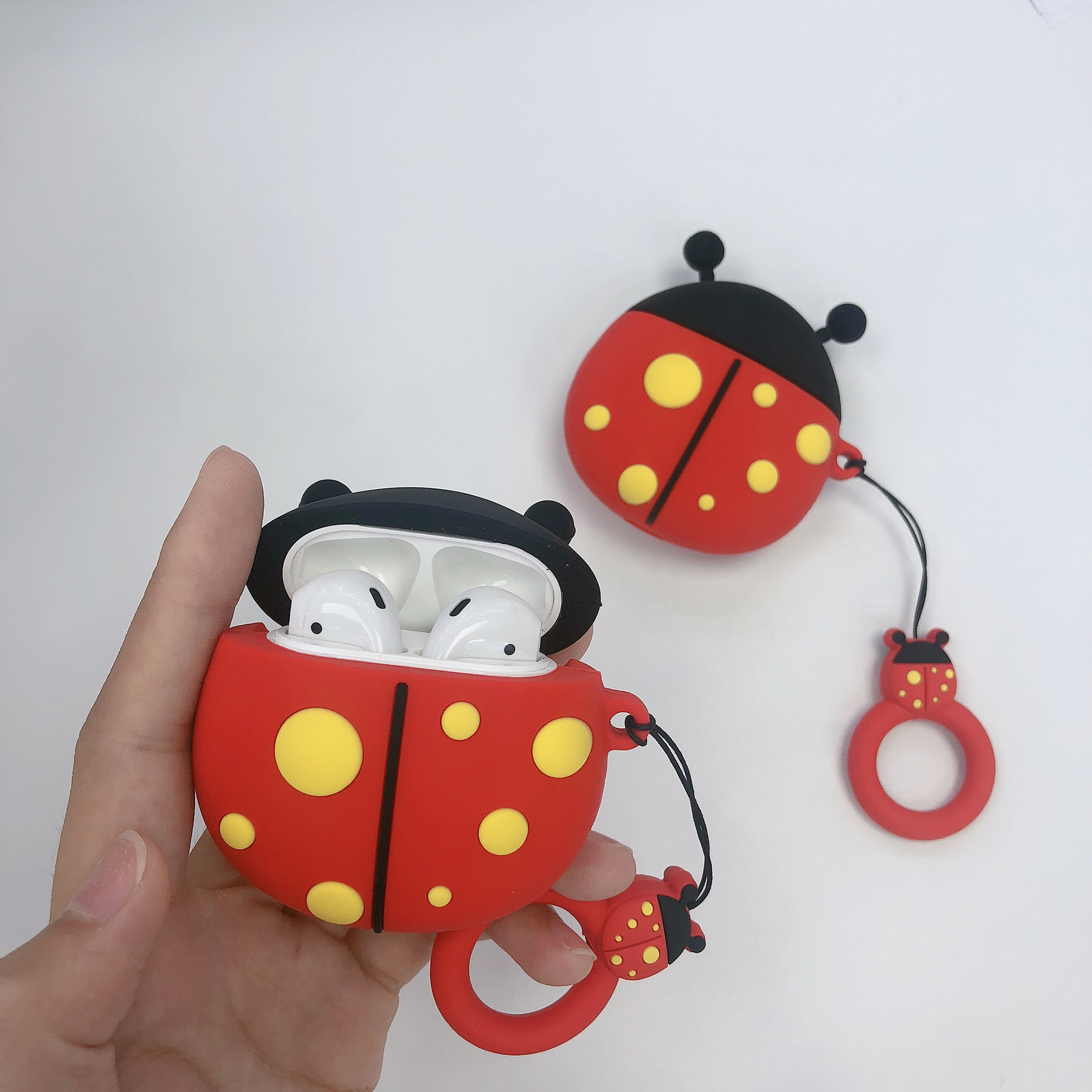 Stylish Ladybird Silicone Case for Apple AirPods with Wireless Charging Case (2019) /with Charging Case (2019)(2016) - Style F, Apple AirPods with Wireless Charging Case (2019)
Stylish Ladybird Silicone Case for Apple AirPods with Wireless Charging Case (2019) /with Charging Case (2019)(2016) - Style F, Apple AirPods with Wireless Charging Case (2019)