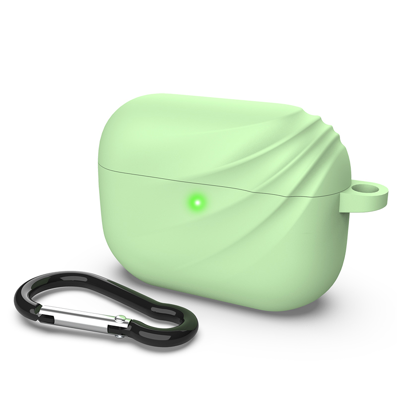 DIROSE Silicone Protective Case with Hook for Apple AirPods Pro - Light Green, AirPods Pro
DIROSE Silicone Protective Case with Hook for Apple AirPods Pro - Light Green, AirPods Pro