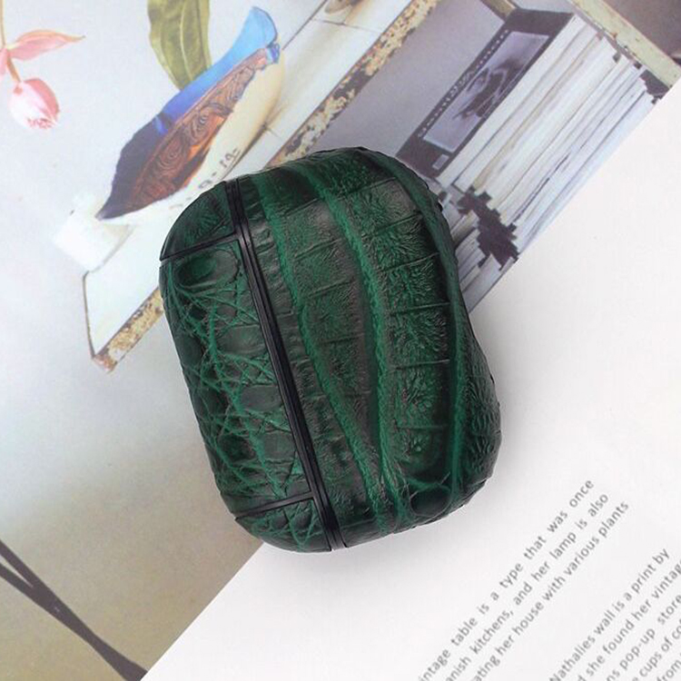 Love Mei Crocodile Texture PU Кожаная Обложка с Анти-lost Для Apple Airpods Pro - Зеленый, AirPods Pro
Love Mei Crocodile Texture PU Кожаная Обложка с Анти-lost Для Apple Airpods Pro - Зеленый, AirPods Pro