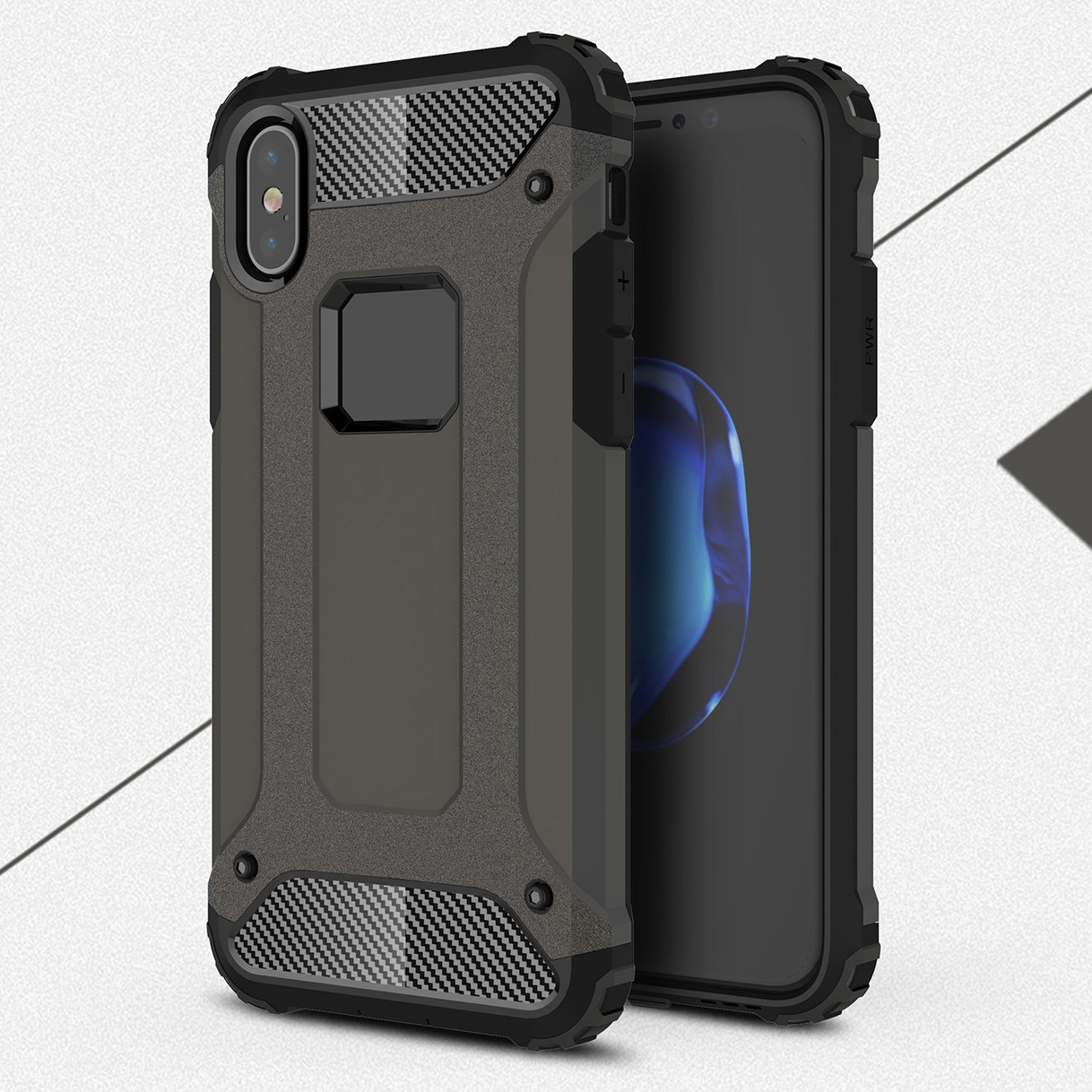 Armor Guard Plasticle + TPU Защитный Чехол Для IPhone X / XS 5.8inch - Бронза, iPhone X
Armor Guard Plasticle + TPU Защитный Чехол Для IPhone X / XS 5.8inch - Бронза, iPhone X