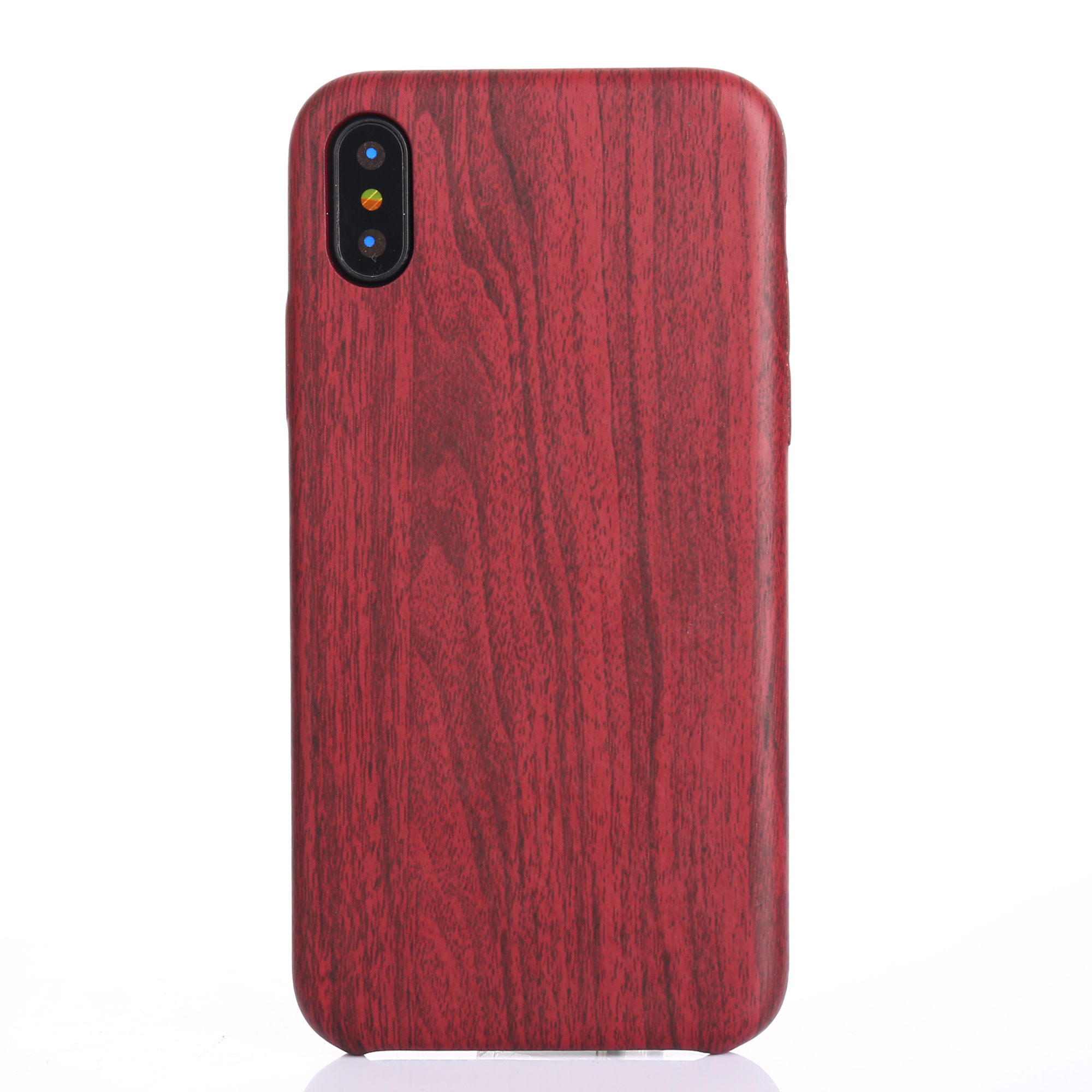 Покрытие Пластикового Телефона Из Кожи Древесного Цвета Для IPhone X / Xs 5,8 Дюйма - Красное Вино, iPhone XS 5.8 inch
Покрытие Пластикового Телефона Из Кожи Древесного Цвета Для IPhone X / Xs 5,8 Дюйма - Красное Вино, iPhone XS 5.8 inch