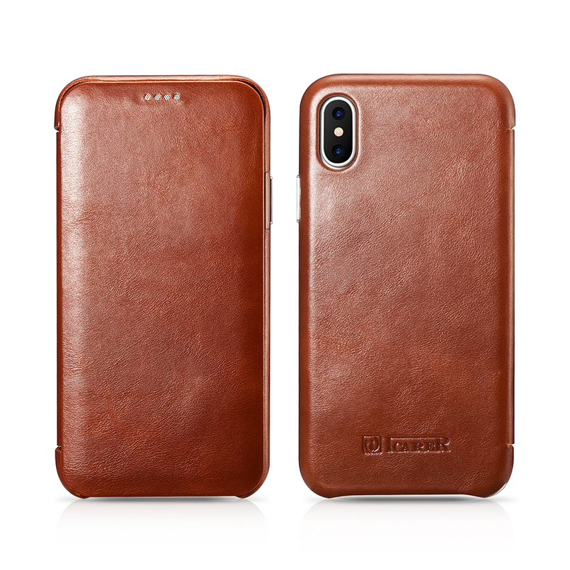Icarer Custered Edge Vintage Подлинный Кожаный Защитный Корпус Для Iphone X 5,8 Дюйма - Коричневый, iPhone X
Icarer Custered Edge Vintage Подлинный Кожаный Защитный Корпус Для Iphone X 5,8 Дюйма - Коричневый, iPhone X