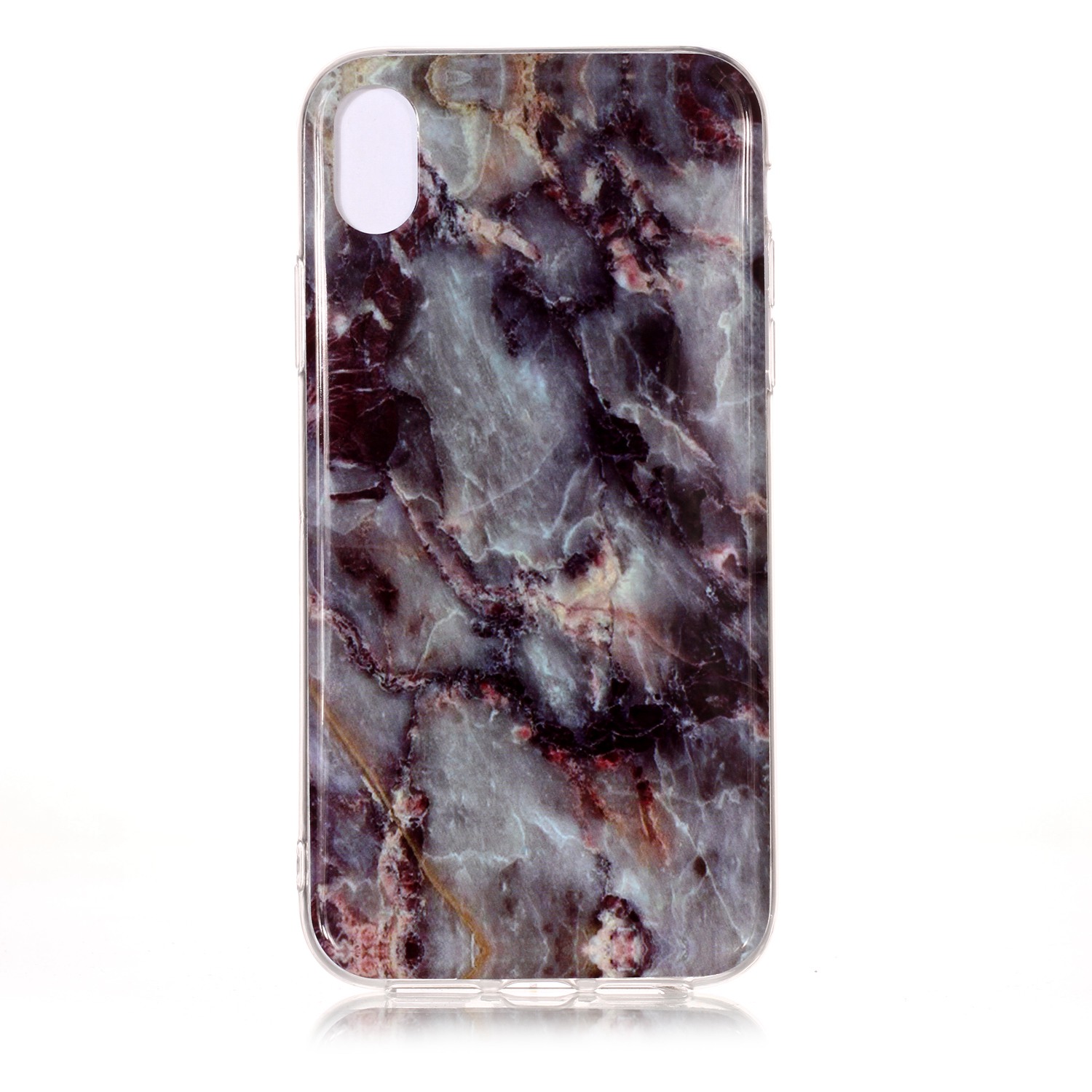 Pattern Printing IMD TPU Phone Accessory Case for iPhone Xs Max 6.5-inch - Dark Grey / Black Marble, iPhone XS Max 6.5 inch
Pattern Printing IMD TPU Phone Accessory Case for iPhone Xs Max 6.5-inch - Dark Grey / Black Marble, iPhone XS Max 6.5 inch