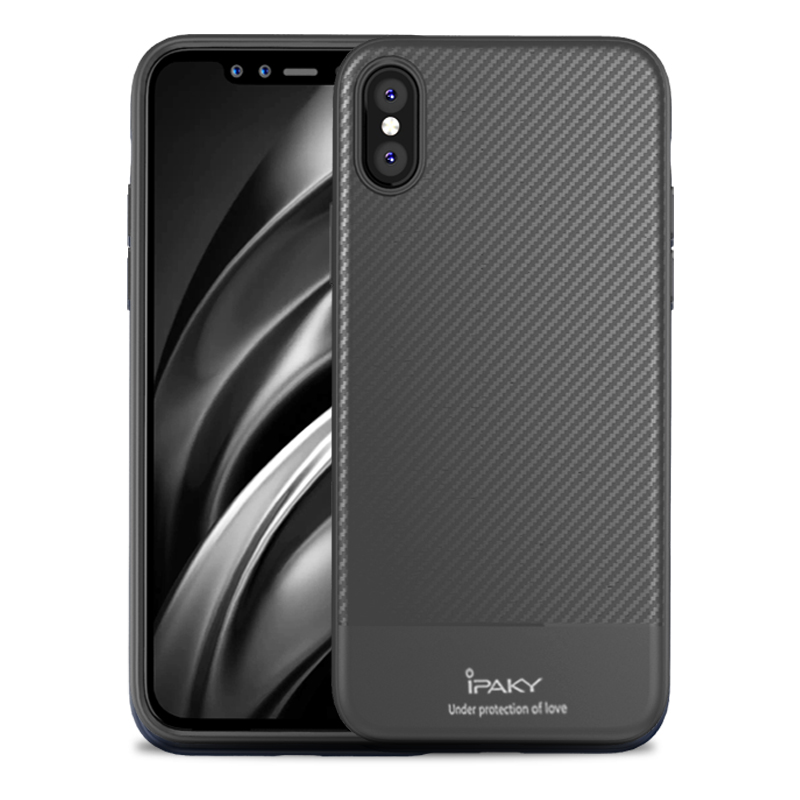 IPAKY Carbon Fibre Текстура TPU Мобильный Телефон Для IPhone XS MAX 6,5 Дюйма - Серый, iPhone XS Max 6.5 inch
IPAKY Carbon Fibre Текстура TPU Мобильный Телефон Для IPhone XS MAX 6,5 Дюйма - Серый, iPhone XS Max 6.5 inch