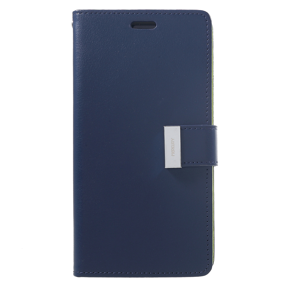 MERCURY GOOSPERY Rich Diary Leather Wallet Phone Protection Cover for iPhone XR 6.1 inch - Dark Blue, iPhone XR 6.1 inch
MERCURY GOOSPERY Rich Diary Leather Wallet Phone Protection Cover for iPhone XR 6.1 inch - Dark Blue, iPhone XR 6.1 inch