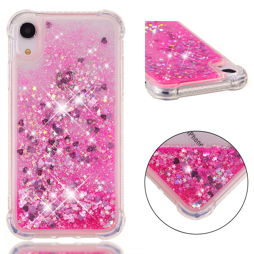 Glitter Powder Quicksand Shockproof TPU Cellphone Cover for iPhone XR 6.1 inch - Rose, iPhone XR 6.1 inch
Glitter Powder Quicksand Shockproof TPU Cellphone Cover for iPhone XR 6.1 inch - Rose, iPhone XR 6.1 inch