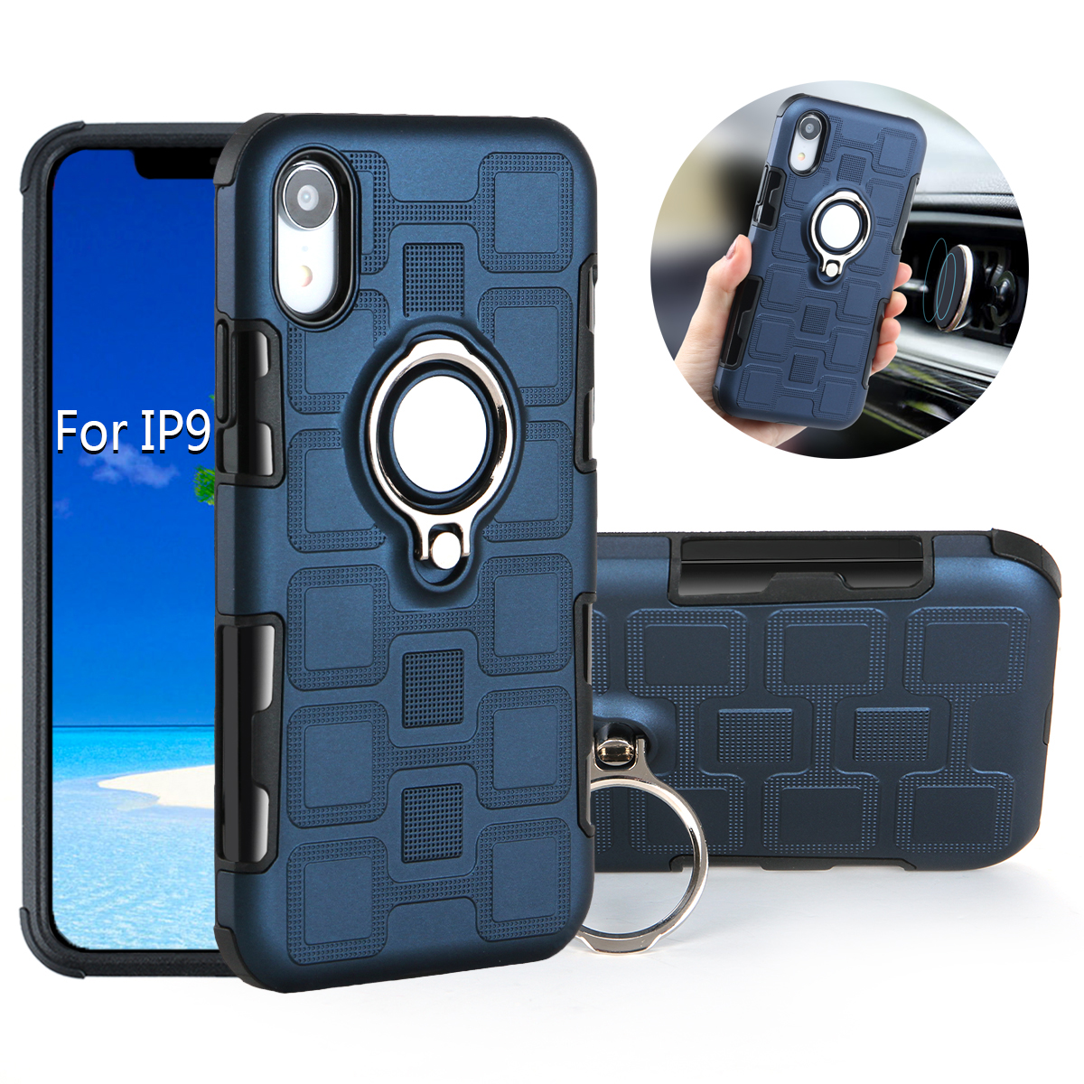 Геометрический Рисунок PC TPU PC Hybrid Защитный Корпус Для IPhone XR 6.1-дюймовый С Магнитным Держателем Монтажа Автомобиля - Темно-синий, iPhone XR 6.1 inch
Геометрический Рисунок PC TPU PC Hybrid Защитный Корпус Для IPhone XR 6.1-дюймовый С Магнитным Держателем Монтажа Автомобиля - Темно-синий, iPhone XR 6.1 inch
