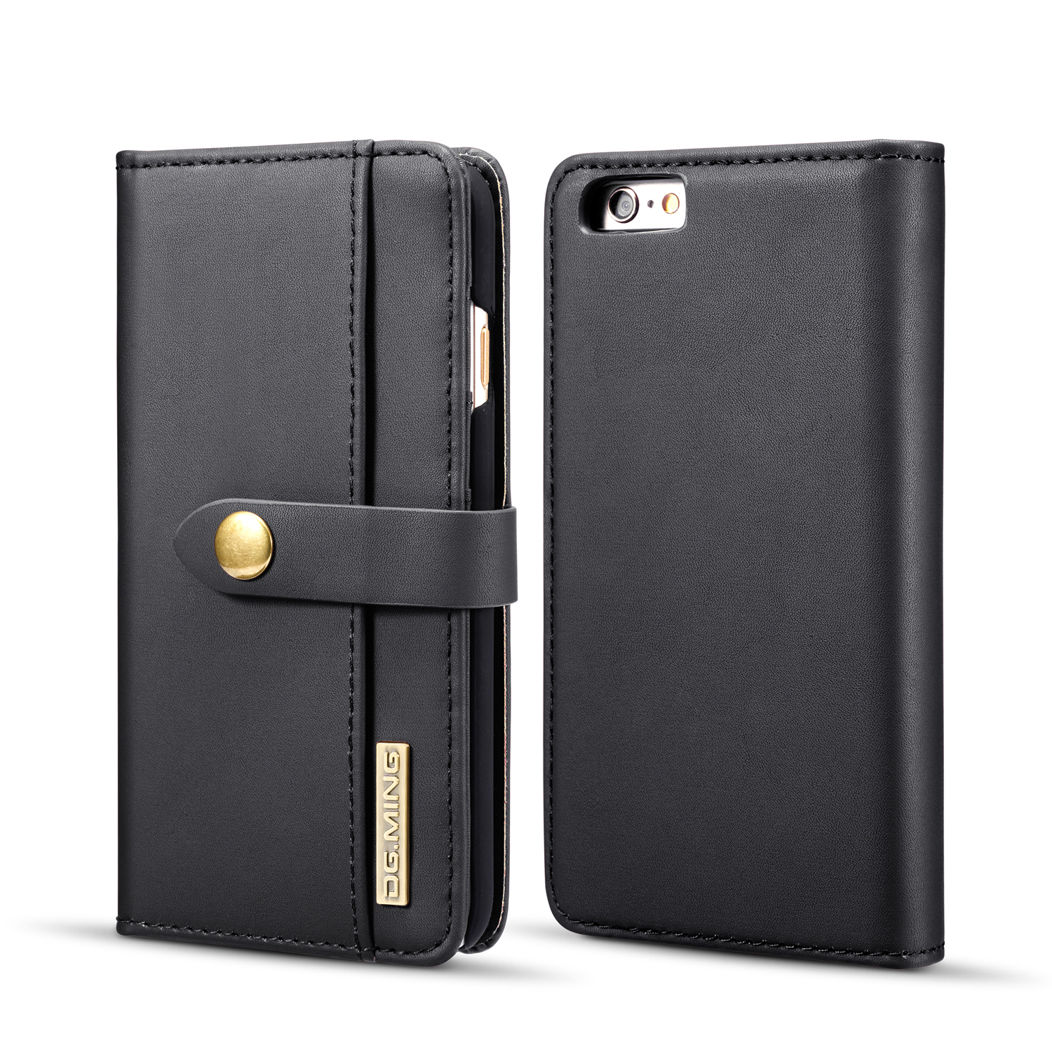 DG.MING Detachable 2-in-1 Split Leather Wallet Shell + PC Back Case for iPhone 6s Plus / 6 Plus - Black, iPhone 6s Plus 5.5-inch
DG.MING Detachable 2-in-1 Split Leather Wallet Shell + PC Back Case for iPhone 6s Plus / 6 Plus - Black, iPhone 6s Plus 5.5-inch