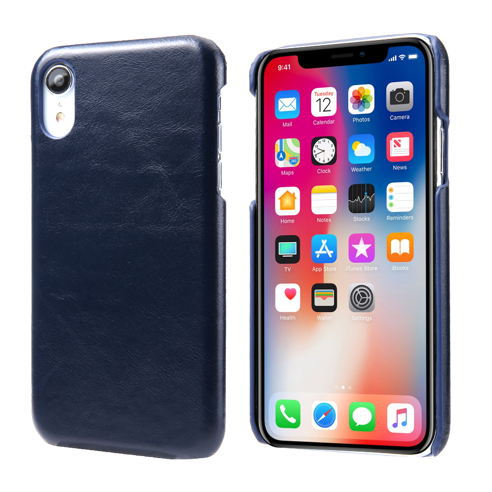 Крышка Чехол С Покрытием Ретро Натуральной Кожи Для IPhone XR 6,1 Дюйма - Синий, iPhone XR 6.1 inch
Крышка Чехол С Покрытием Ретро Натуральной Кожи Для IPhone XR 6,1 Дюйма - Синий, iPhone XR 6.1 inch