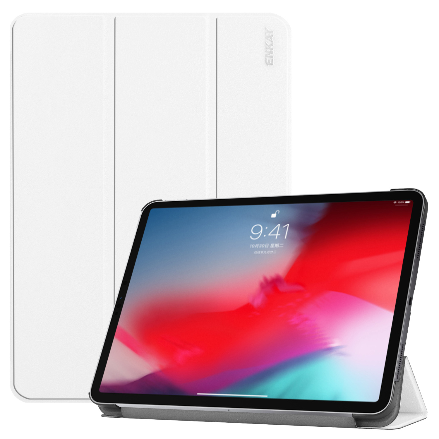 Enkay Tri-Fold STAND SMART COVER Для IPad Pro 11-дюймовый (2018) - Белый, iPad Pro 11-inch (2018)
Enkay Tri-Fold STAND SMART COVER Для IPad Pro 11-дюймовый (2018) - Белый, iPad Pro 11-inch (2018)