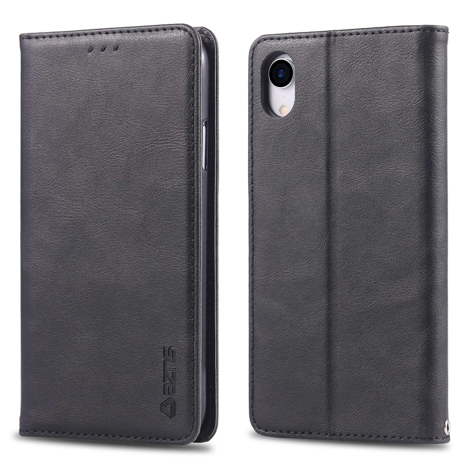 AZNS Retro Style PU Leather Protective Mobile Case for iPhone XR 6.1 inch - Black, iPhone XR 6.1 inch
AZNS Retro Style PU Leather Protective Mobile Case for iPhone XR 6.1 inch - Black, iPhone XR 6.1 inch