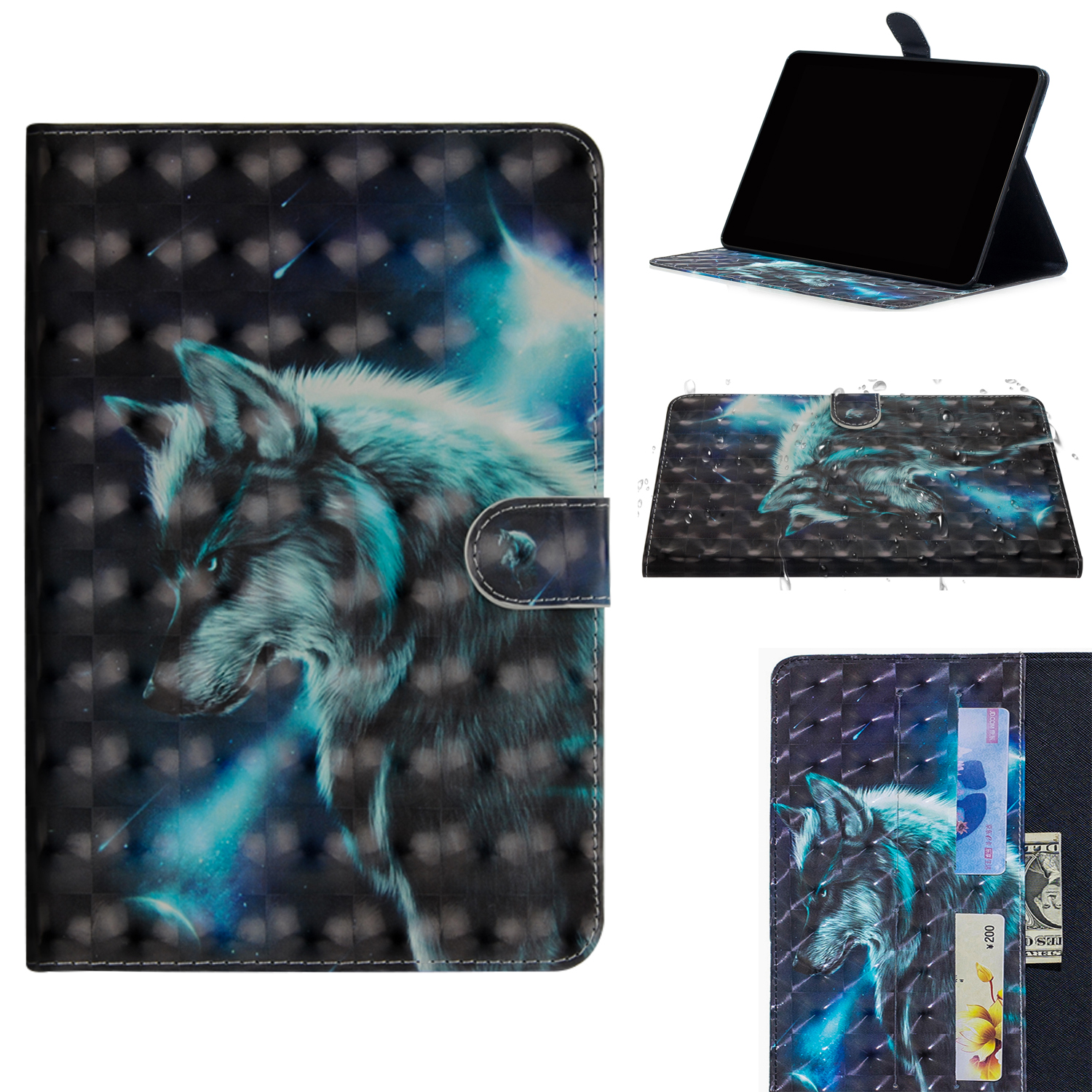 Pattern Printing Light Spot Decor Wallet Stand Flip Leather Tablet Case for iPad Mini (2019) 7.9 inch - Wolf, iPad mini (2019) 7.9 inch
Pattern Printing Light Spot Decor Wallet Stand Flip Leather Tablet Case for iPad Mini (2019) 7.9 inch - Wolf, iPad mini (2019) 7.9 inch
