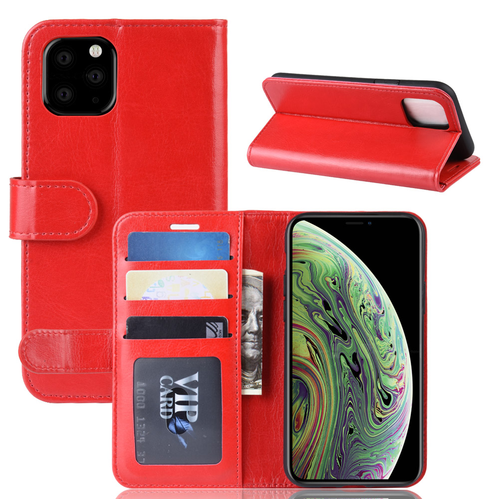 PU Leather Stand Wallet Flip Phone Cover for iPhone 11 Pro 5.8 inch (2019) - Red, iPhone 11 Pro 5.8 inch
PU Leather Stand Wallet Flip Phone Cover for iPhone 11 Pro 5.8 inch (2019) - Red, iPhone 11 Pro 5.8 inch