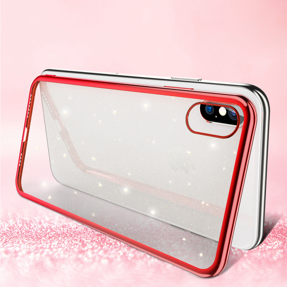 SULADA Glitter Powder Decor Soft TPU Phone Case for iPhone XS Max - Red, iPhone XS Max 6.5 inch
SULADA Glitter Powder Decor Soft TPU Phone Case for iPhone XS Max - Red, iPhone XS Max 6.5 inch
