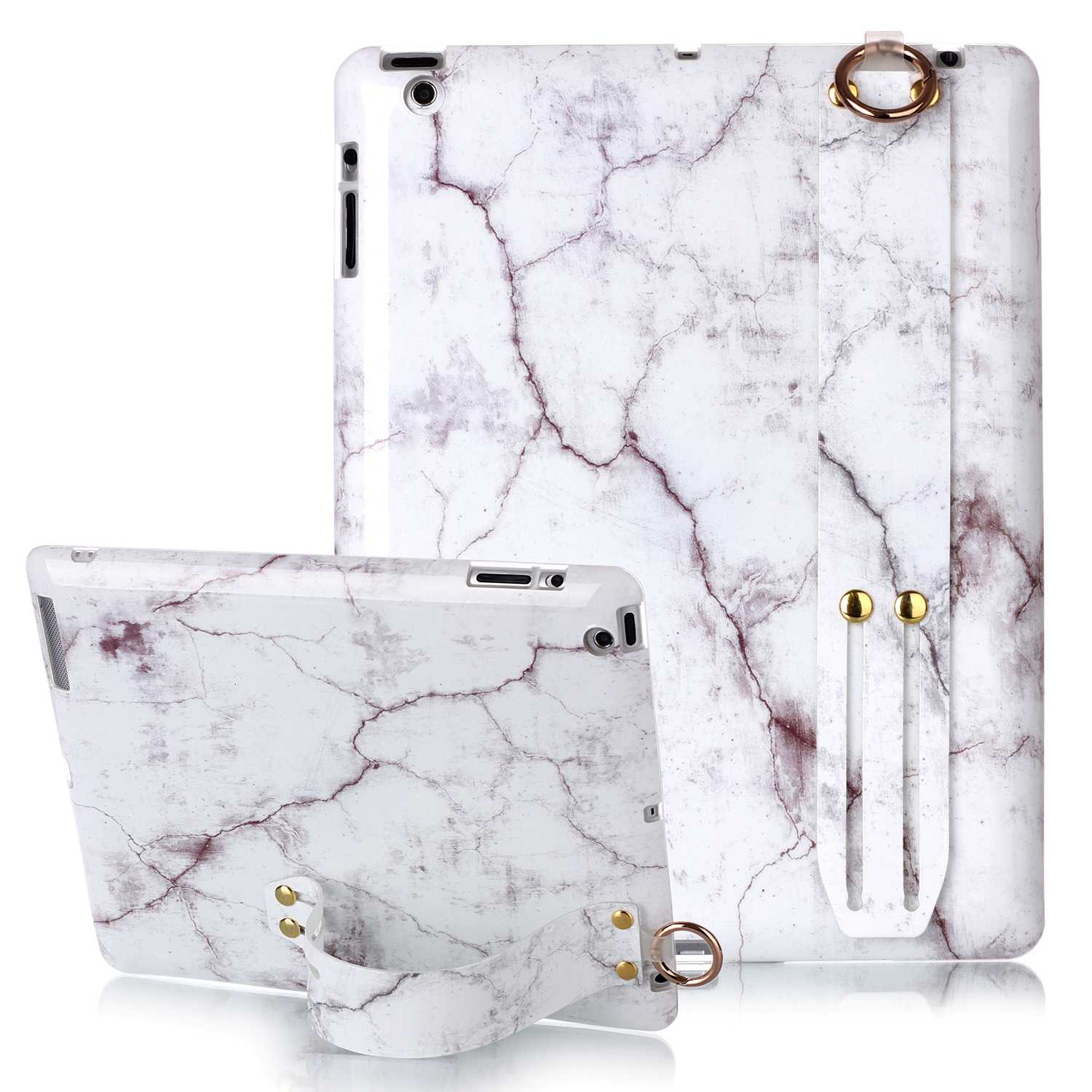 Marble Pattern TPU Tablet Case with Hand Holder Strap for iPad 2/3/4 - Style I, iPad 4
Marble Pattern TPU Tablet Case with Hand Holder Strap for iPad 2/3/4 - Style I, iPad 4