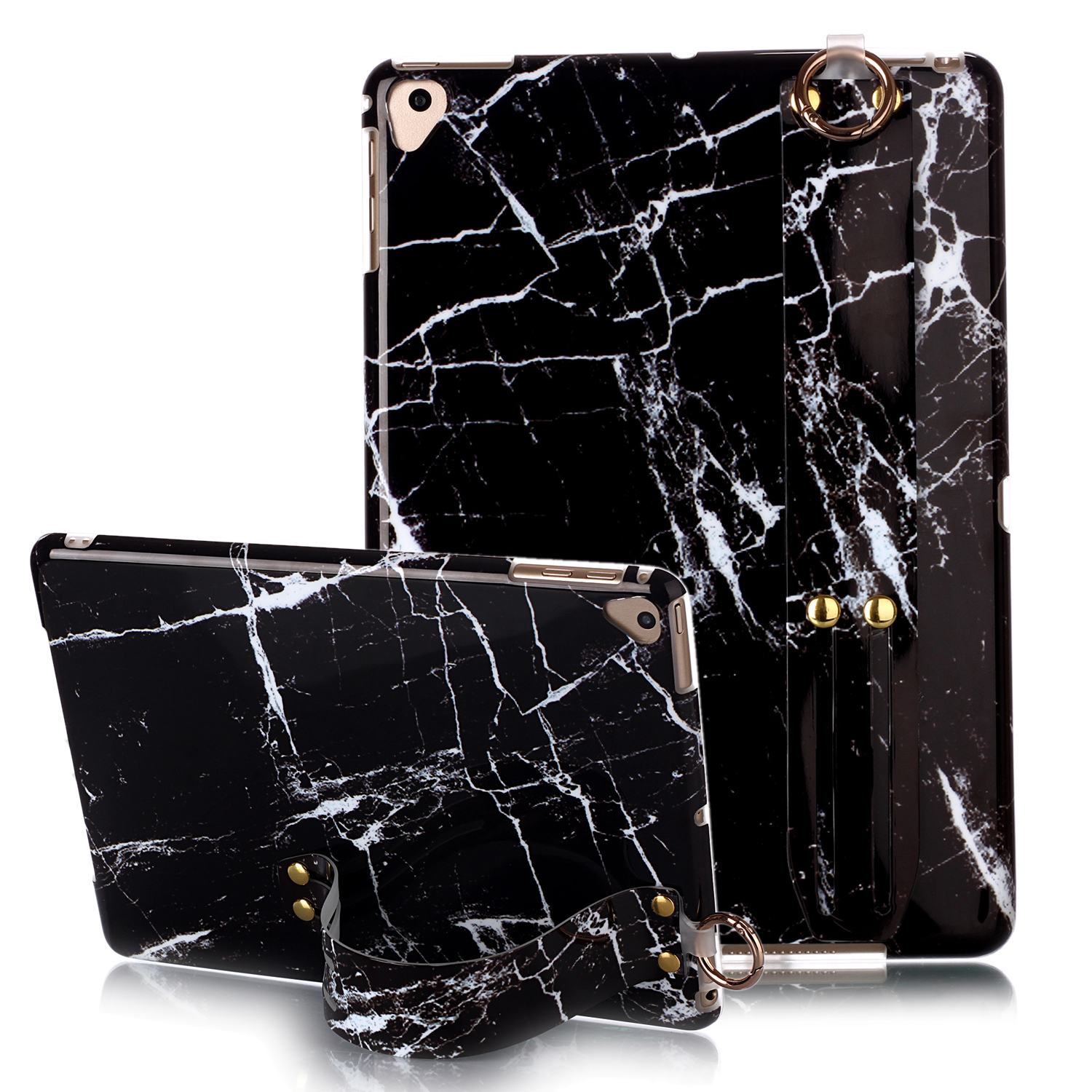 Marble Pattern TPU Tablet Casing with Hand Holder Strap for iPad 9.7-inch (2018)/Air (2013)/Air 2 - Style C, iPad 9.7-inch (2018)
Marble Pattern TPU Tablet Casing with Hand Holder Strap for iPad 9.7-inch (2018)/Air (2013)/Air 2 - Style C, iPad 9.7-inch (2018)