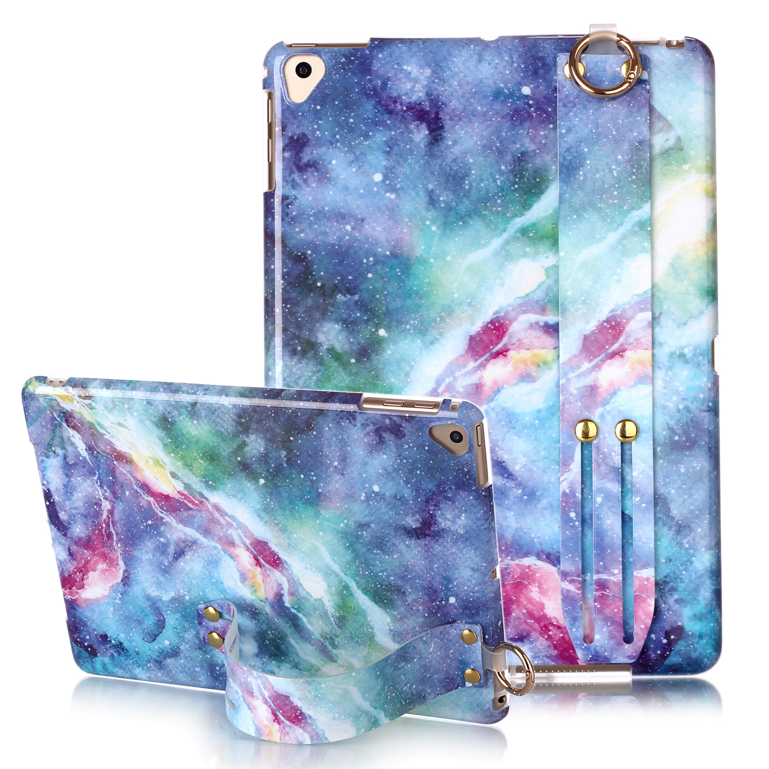 Marble Pattern TPU Tablet Casing with Hand Holder Strap for iPad 9.7-inch (2018)/Air (2013)/Air 2 - Style K, iPad 9.7-inch (2018)
Marble Pattern TPU Tablet Casing with Hand Holder Strap for iPad 9.7-inch (2018)/Air (2013)/Air 2 - Style K, iPad 9.7-inch (2018)