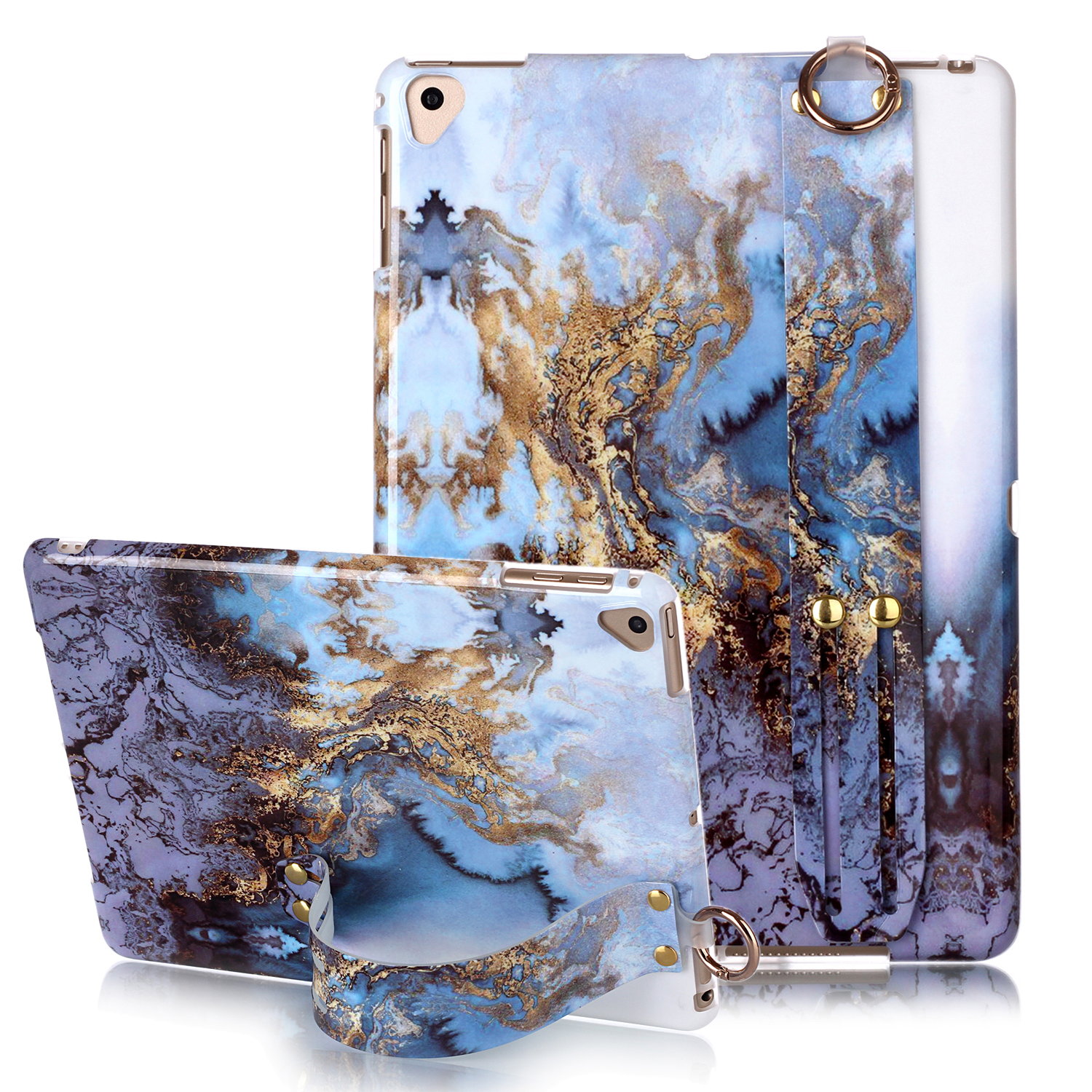 Marble Pattern TPU Tablet Casing with Hand Holder Strap for iPad 9.7-inch (2018)/Air (2013)/Air 2 - Style N, iPad 9.7-inch (2018)
Marble Pattern TPU Tablet Casing with Hand Holder Strap for iPad 9.7-inch (2018)/Air (2013)/Air 2 - Style N, iPad 9.7-inch (2018)