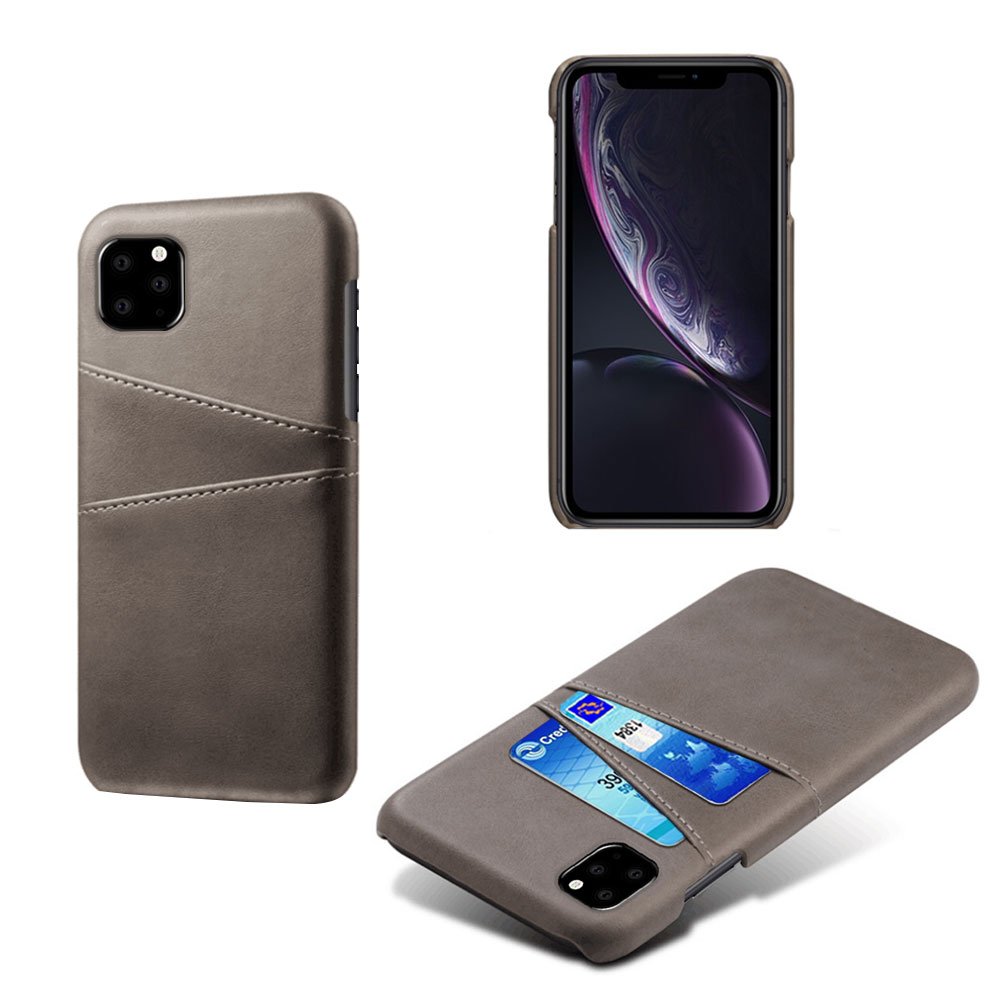 Двойные Слоты с Двойным Картом KSQ PU Cake Coathed PC Case Для Iphone 11 Pro 5,8 Дюйма (2019) - Серый, iPhone 11 Pro 5.8 inch
Двойные Слоты с Двойным Картом KSQ PU Cake Coathed PC Case Для Iphone 11 Pro 5,8 Дюйма (2019) - Серый, iPhone 11 Pro 5.8 inch