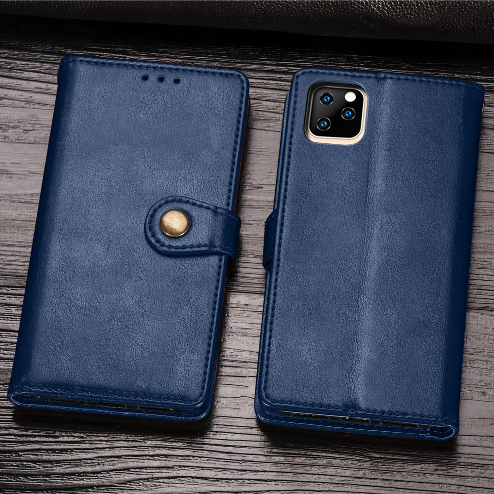 Magnetic Closure Style Leather Phone Case with Stand for iPhone 11 Pro 5.8 inch (2019) - Blue, iPhone 11 Pro 5.8 inch
Magnetic Closure Style Leather Phone Case with Stand for iPhone 11 Pro 5.8 inch (2019) - Blue, iPhone 11 Pro 5.8 inch