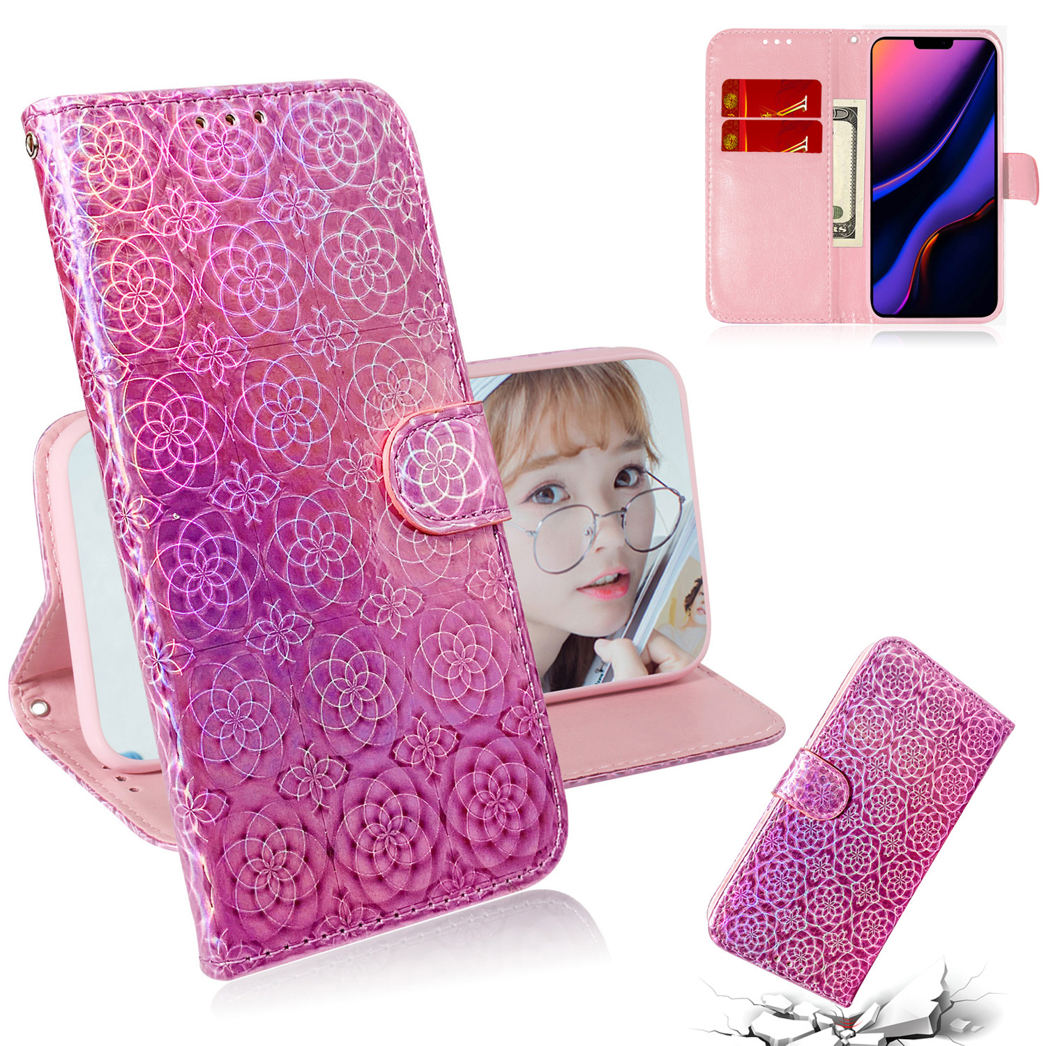 Flower Pattern PU Leather Phone Case with Lanyard for iPhone 11 Pro 5.8 inch (2019) - Pink, iPhone 11 Pro 5.8 inch
Flower Pattern PU Leather Phone Case with Lanyard for iPhone 11 Pro 5.8 inch (2019) - Pink, iPhone 11 Pro 5.8 inch