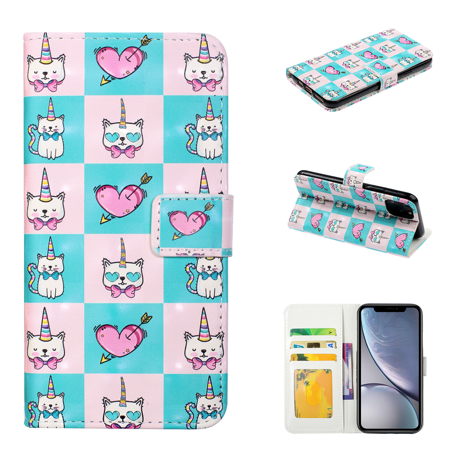 Light Spot Decor Patterned PU Leather Wallet Case for iPhone 11 Pro Max 6.5 inch (2019) - Heart, iPhone 11 Pro Max 6.5 inch
Light Spot Decor Patterned PU Leather Wallet Case for iPhone 11 Pro Max 6.5 inch (2019) - Heart, iPhone 11 Pro Max 6.5 inch