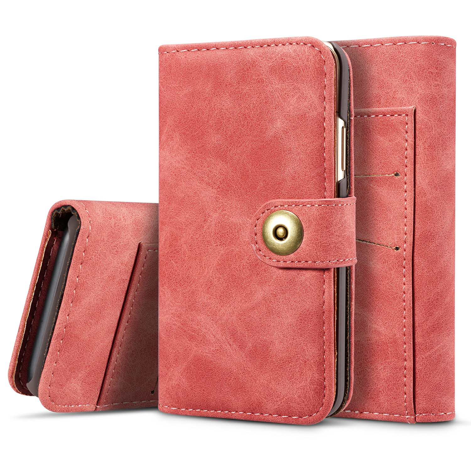 Vintage Leather Card Holder Detachable PC Back Case Cover for Apple iPhone 11 Pro 5.8 inch - Pink, iPhone 11 Pro 5.8 inch
Vintage Leather Card Holder Detachable PC Back Case Cover for Apple iPhone 11 Pro 5.8 inch - Pink, iPhone 11 Pro 5.8 inch