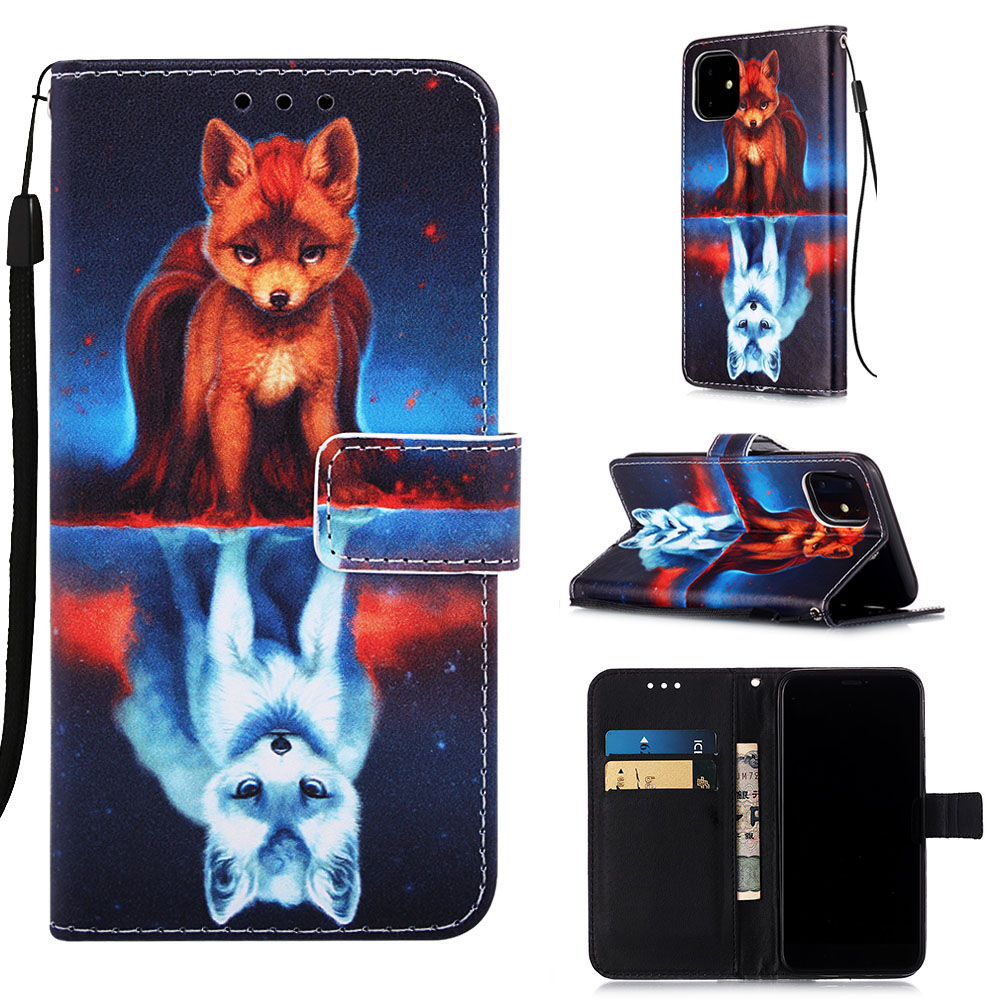 Шаблон Печати PU Кожи Flip Case Для IPhone 11 6.1 Дюймов (2019) - Лиса, iPhone 11 6.1 inch
Шаблон Печати PU Кожи Flip Case Для IPhone 11 6.1 Дюймов (2019) - Лиса, iPhone 11 6.1 inch