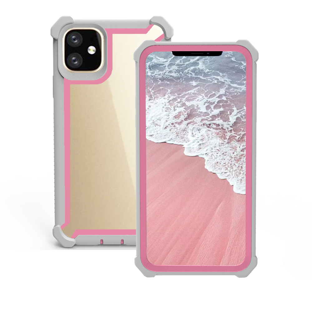 Anti-Drop PC + Корпус Раковины TPU Для IPhone 11 6.1 Дюймов - Серый / Розовый, iPhone 11 6.1 inch
Anti-Drop PC + Корпус Раковины TPU Для IPhone 11 6.1 Дюймов - Серый / Розовый, iPhone 11 6.1 inch