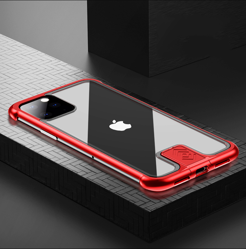 Металлическая Рама Серии Leshield + Чехол Для Телефона Жесткого Стекла Для IPhone 11 6.1-дюймовый - Красный, iPhone 11 6.1 inch
Металлическая Рама Серии Leshield + Чехол Для Телефона Жесткого Стекла Для IPhone 11 6.1-дюймовый - Красный, iPhone 11 6.1 inch