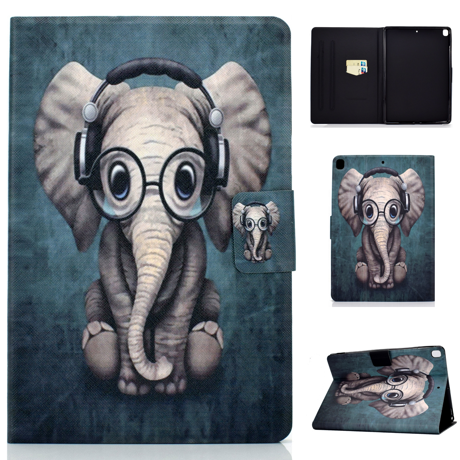 Pattern Printing PU Leather Card Holder Tablet Cover for Apple iPad 10.2 (2020) (2019) - Elephant, iPad 10.2 (2019)
Pattern Printing PU Leather Card Holder Tablet Cover for Apple iPad 10.2 (2020) (2019) - Elephant, iPad 10.2 (2019)