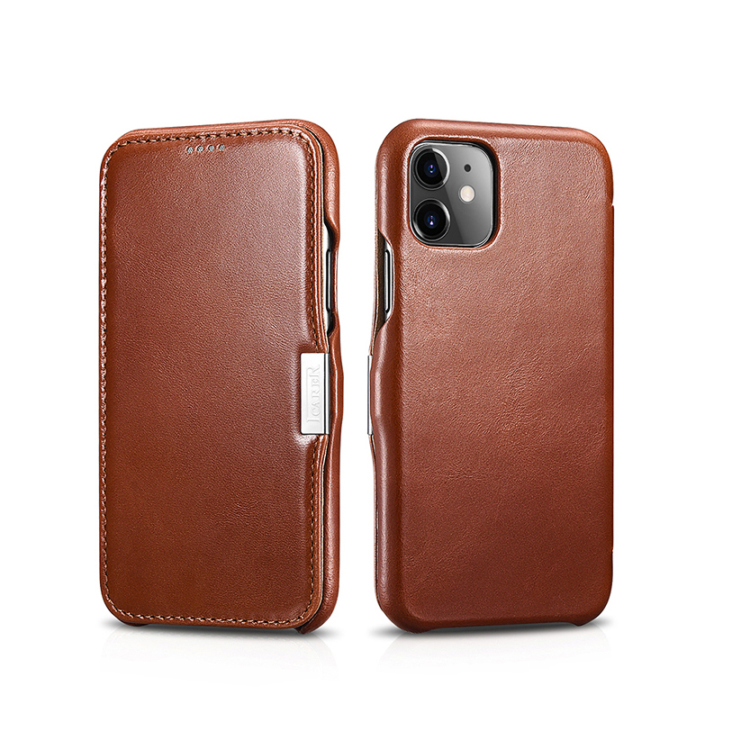 ICARER Vintage Style Crazy Horse Genuine Leather Folio Flip Phone Case for iPhone 11 6.1-inch - Brown, iPhone 11 6.1 inch
ICARER Vintage Style Crazy Horse Genuine Leather Folio Flip Phone Case for iPhone 11 6.1-inch - Brown, iPhone 11 6.1 inch