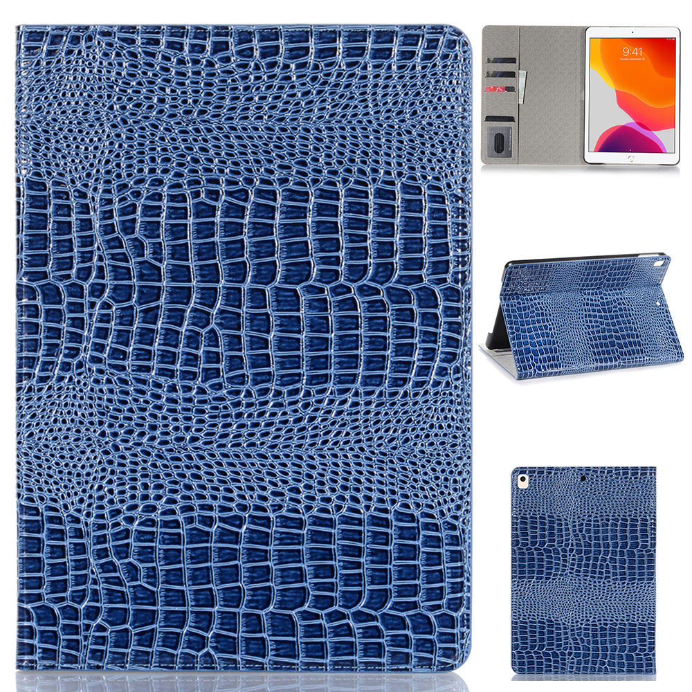 Crocodile Skin Wallet Stand Leather Tablet Covering Case for iPad 10.2 (2020) (2019) - Blue, iPad 10.2 (2019)
Crocodile Skin Wallet Stand Leather Tablet Covering Case for iPad 10.2 (2020) (2019) - Blue, iPad 10.2 (2019)