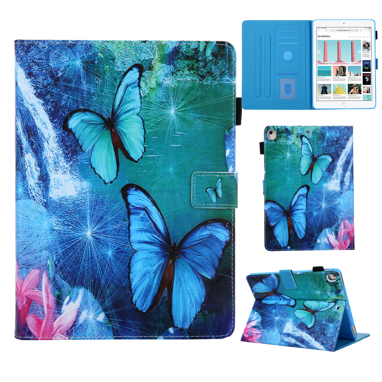 Pattern Printing Card Slots Stand Leather Tablet Case for iPad 10.2 (2020) (2019) - Blue Butterflies, iPad 10.2 (2019)
Pattern Printing Card Slots Stand Leather Tablet Case for iPad 10.2 (2020) (2019) - Blue Butterflies, iPad 10.2 (2019)