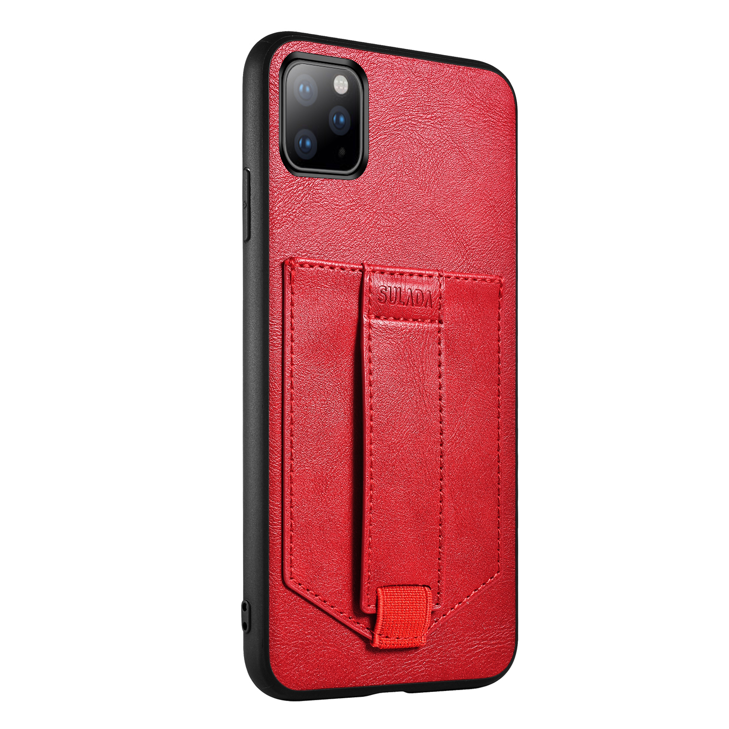 SULADA Cool Series PU+TPU Hybrid Phone Case with Kickstand Ring Holder Strap for iPhone 11 Pro Max 6.5-inch - Red, iPhone 11 Pro Max 6.5 inch
SULADA Cool Series PU+TPU Hybrid Phone Case with Kickstand Ring Holder Strap for iPhone 11 Pro Max 6.5-inch - Red, iPhone 11 Pro Max 6.5 inch