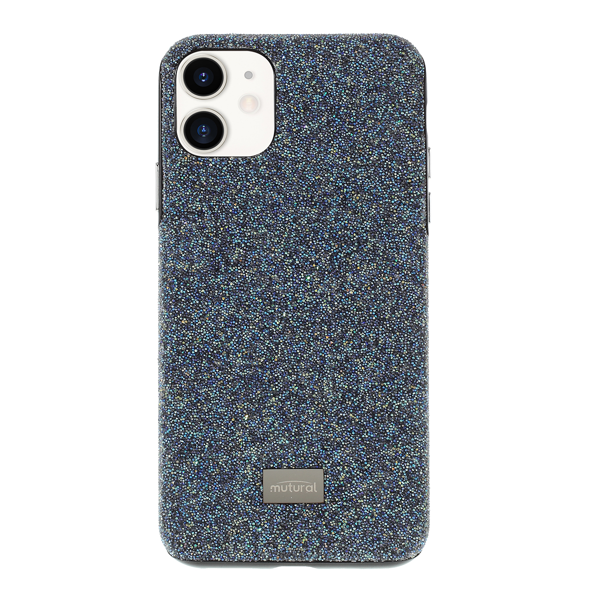 

MUTURAL Fashionable Cloth+PC+TPU Phone Case Cover for iPhone 11 6.1-inch - Blue, iPhone 11 6.1 inch