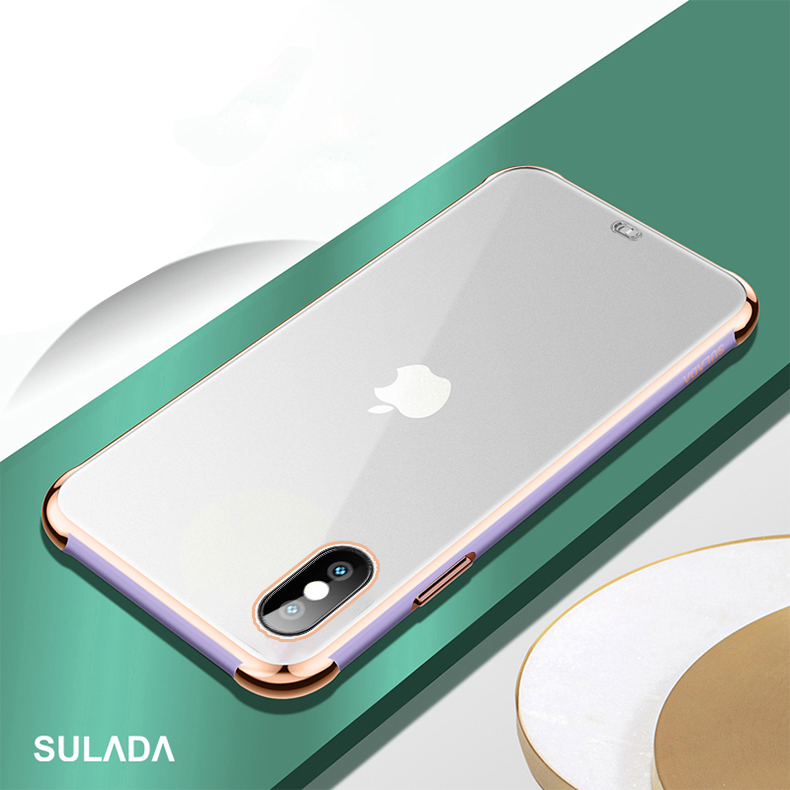 SULADA Electroplating Frame TPU Cell Phone Case for iPhone XS Max 6.5-inch - Purple, iPhone XS Max 6.5 inch
SULADA Electroplating Frame TPU Cell Phone Case for iPhone XS Max 6.5-inch - Purple, iPhone XS Max 6.5 inch