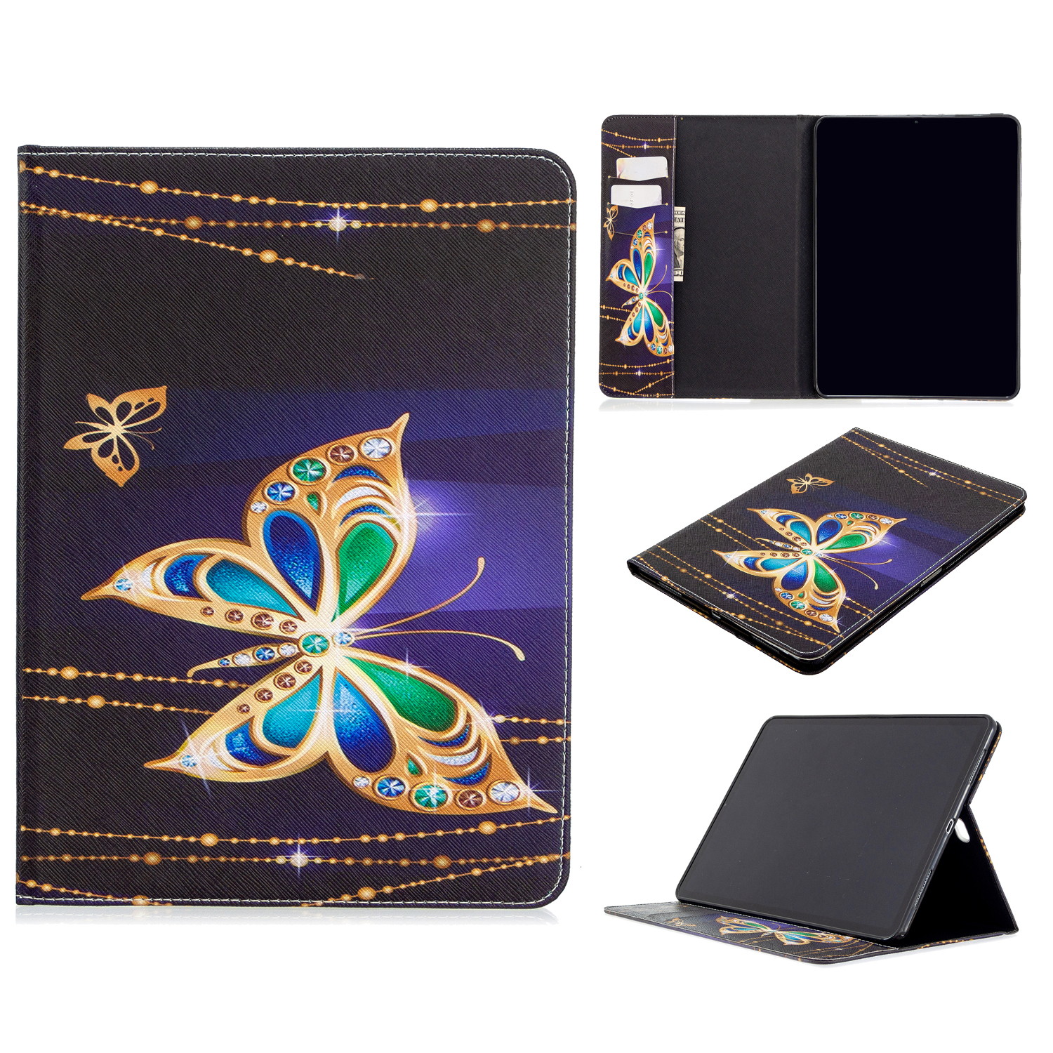 For iPad Pro 11-inch (2022) / (2021) / (2020) Pattern Printing Flip Leather Wallet Tablet Shell - Crystal Butterfly, iPad Pro 11 (2020)
For iPad Pro 11-inch (2022) / (2021) / (2020) Pattern Printing Flip Leather Wallet Tablet Shell - Crystal Butterfly, iPad Pro 11 (2020)
