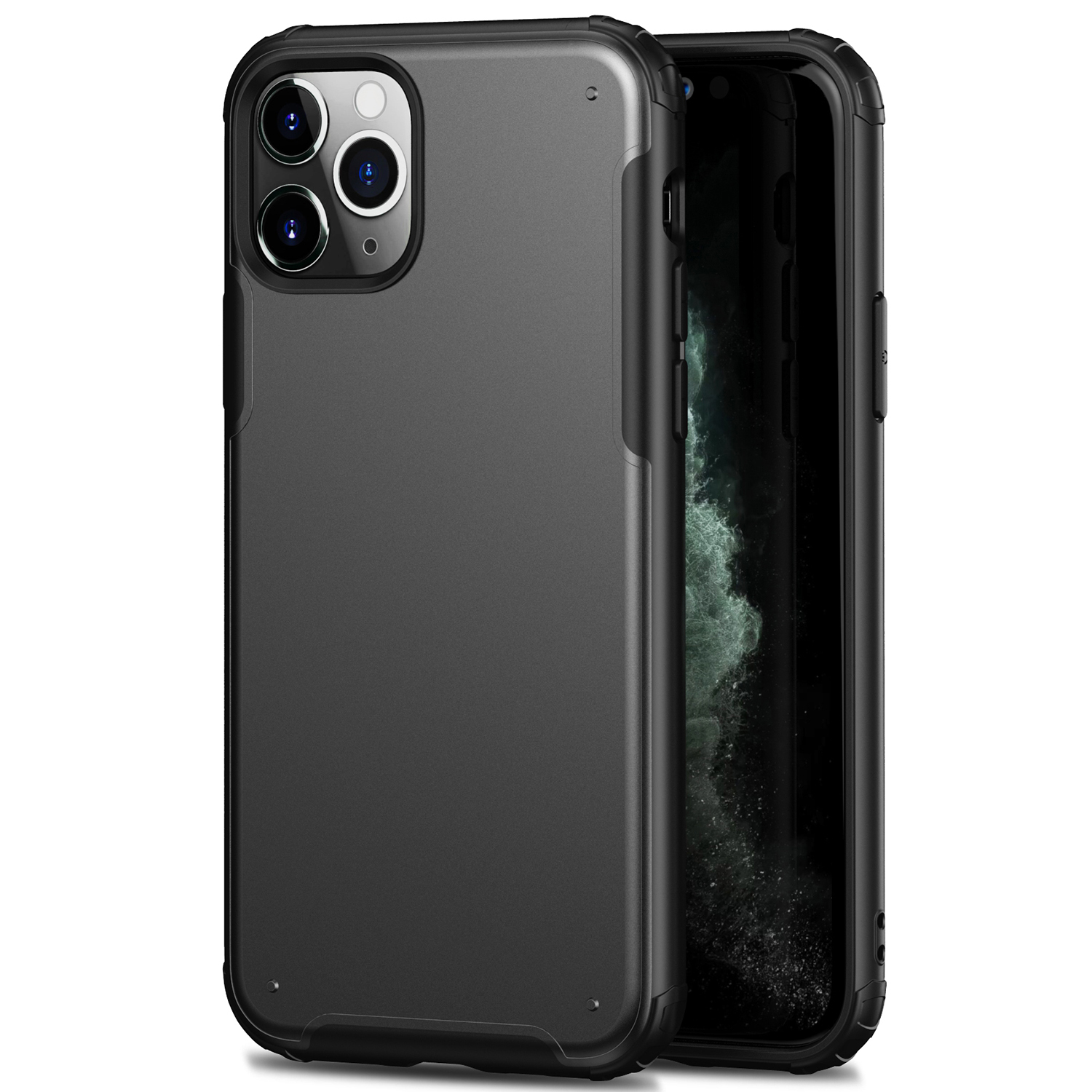 Качественный ПК + ТПУ Чехол Для Телефона Для IPhone 11 Pro 5,8-дюймовый - Чернить, iPhone 11 Pro 5.8 inch
Качественный ПК + ТПУ Чехол Для Телефона Для IPhone 11 Pro 5,8-дюймовый - Чернить, iPhone 11 Pro 5.8 inch