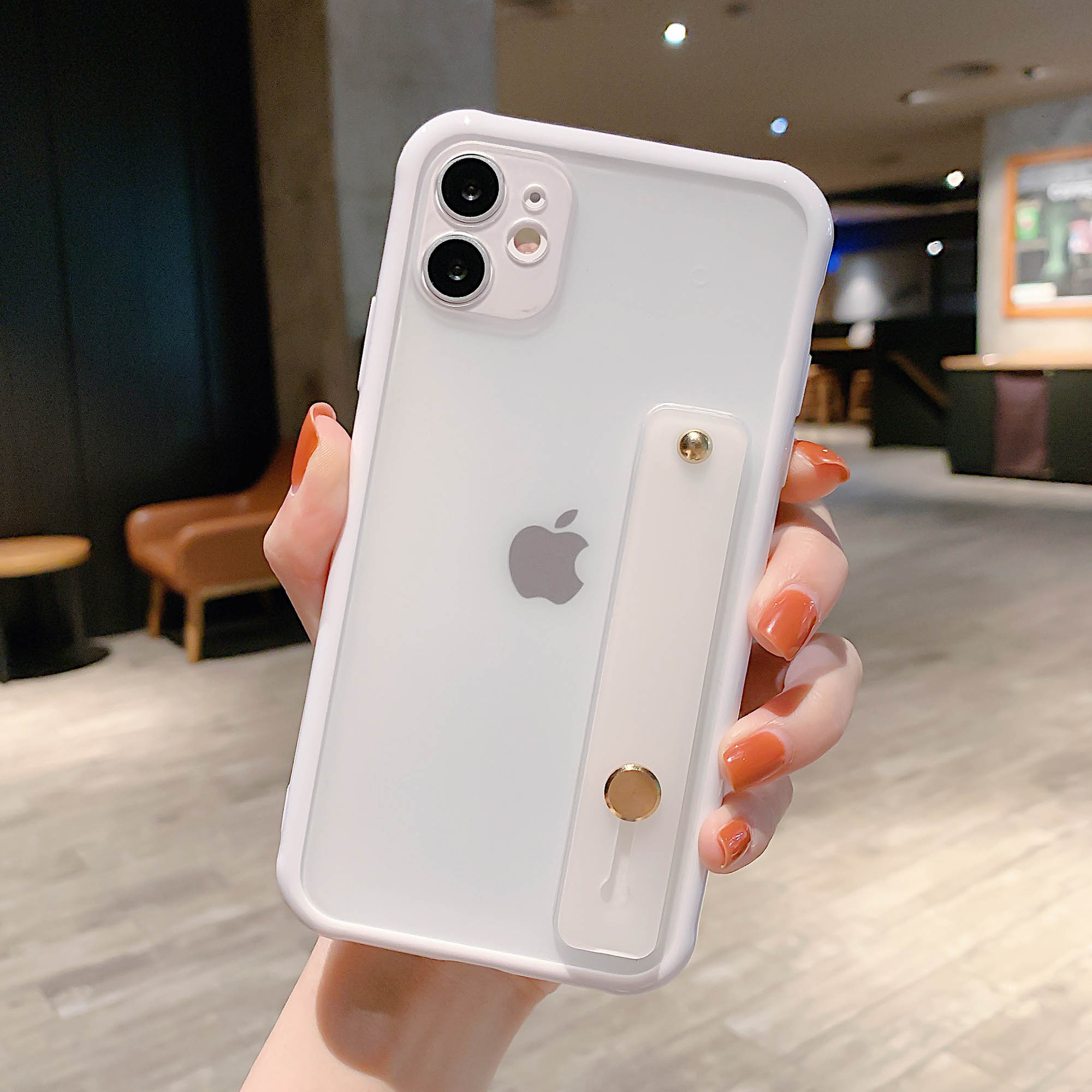 Матовый Ручной Ремень Kickstand TPU + PC Hybrid Phone Cover Для IPhone 11 6,1 Дюйма - Белый, iPhone 11 6.1 inch
Матовый Ручной Ремень Kickstand TPU + PC Hybrid Phone Cover Для IPhone 11 6,1 Дюйма - Белый, iPhone 11 6.1 inch