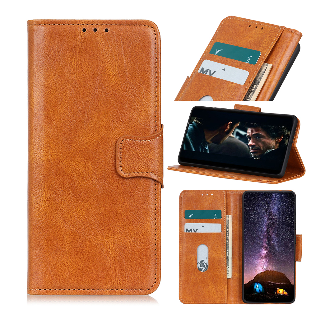 Crazy Horse PU Leather Wallet Stand Phone Shell for iPhone 12 Pro Max 6.7 inch - Brown, iPhone 12 Pro Max
Crazy Horse PU Leather Wallet Stand Phone Shell for iPhone 12 Pro Max 6.7 inch - Brown, iPhone 12 Pro Max