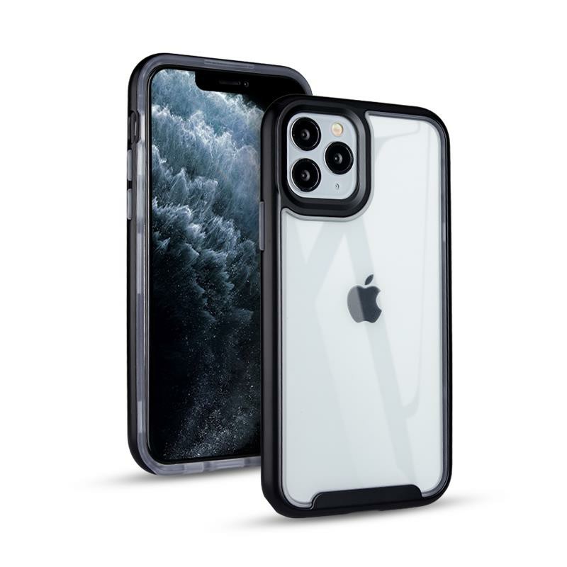 Очистить Заднюю Пластик + TPU Combo Case Для IPhone 11 Pro 5,8 Дюйма - Чернить, iPhone 11 Pro 5.8 inch
Очистить Заднюю Пластик + TPU Combo Case Для IPhone 11 Pro 5,8 Дюйма - Чернить, iPhone 11 Pro 5.8 inch