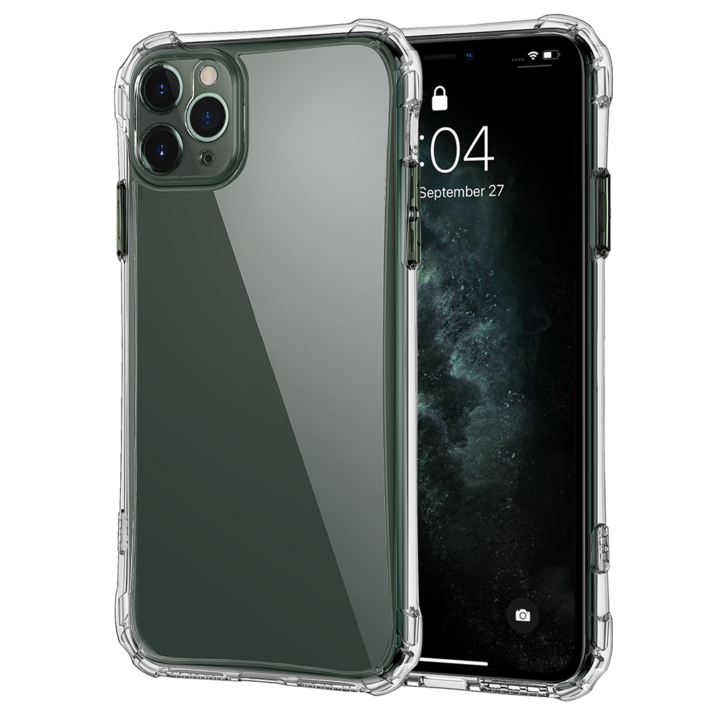 LEEU DESIGN Shockproof Transparent Hard Acrylic + TPU Phone Case for iPhone 11 Pro 5.8-inch - Green, iPhone 11 Pro 5.8 inch
LEEU DESIGN Shockproof Transparent Hard Acrylic + TPU Phone Case for iPhone 11 Pro 5.8-inch - Green, iPhone 11 Pro 5.8 inch
