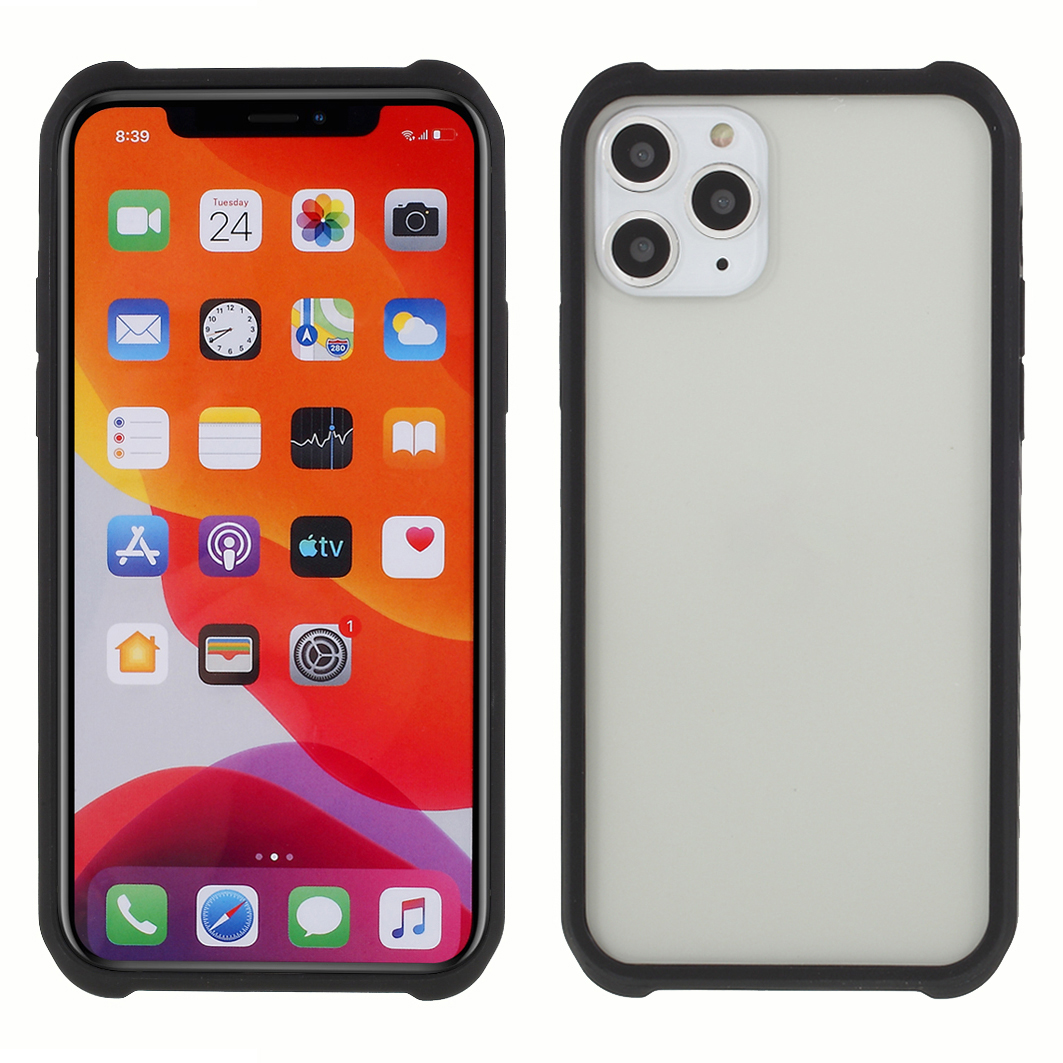 DIVI Tempered Glass + TPU Hybrid Shell with Screen Protector for iPhone 11 Pro Max 6.5 inch - Black, iPhone 11 Pro Max 6.5 inch
DIVI Tempered Glass + TPU Hybrid Shell with Screen Protector for iPhone 11 Pro Max 6.5 inch - Black, iPhone 11 Pro Max 6.5 inch